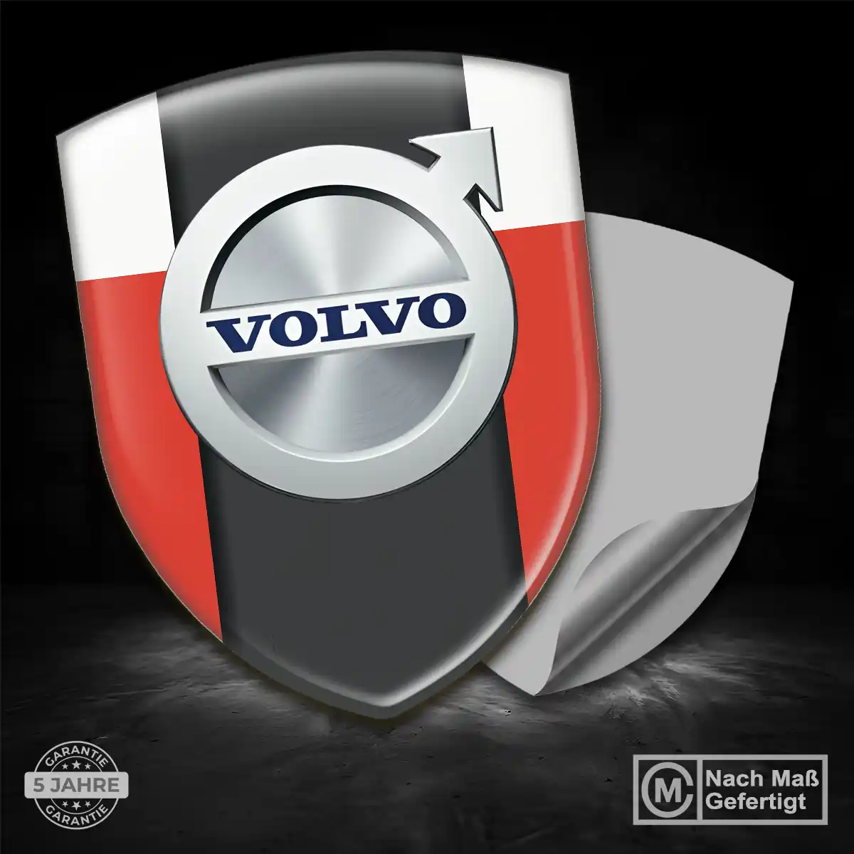 Volvo Wappen Emblem Aufkleber Auto Interieurdesign