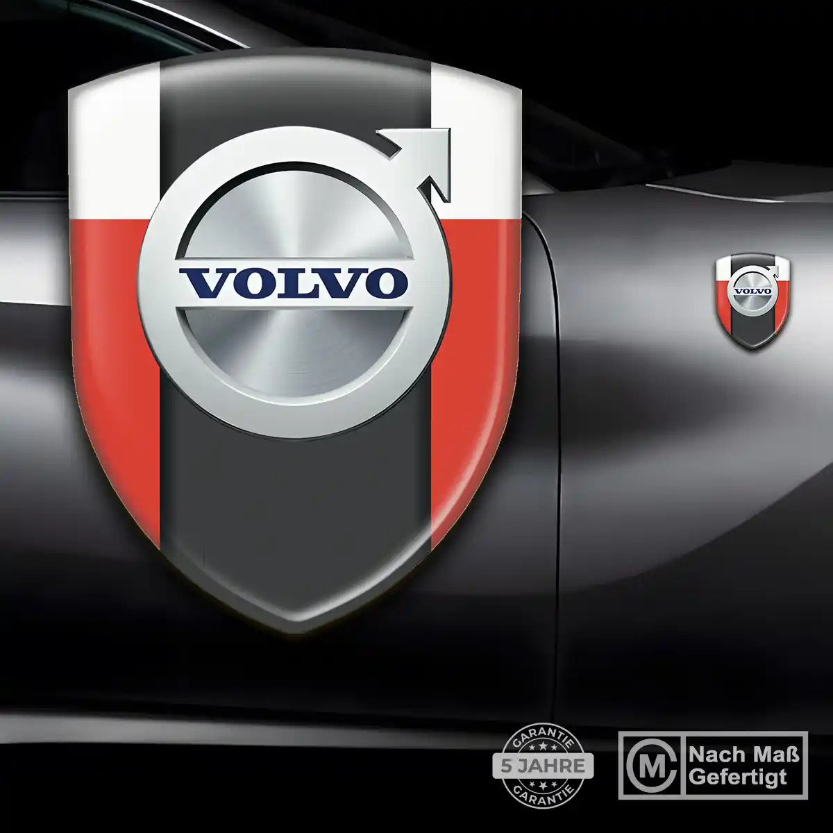 Volvo Wappen Emblem Aufkleber Auto Interieurdesign