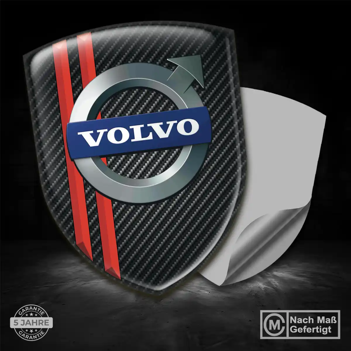 Volvo Wappen Emblem Aufkleber Auto Markenedition