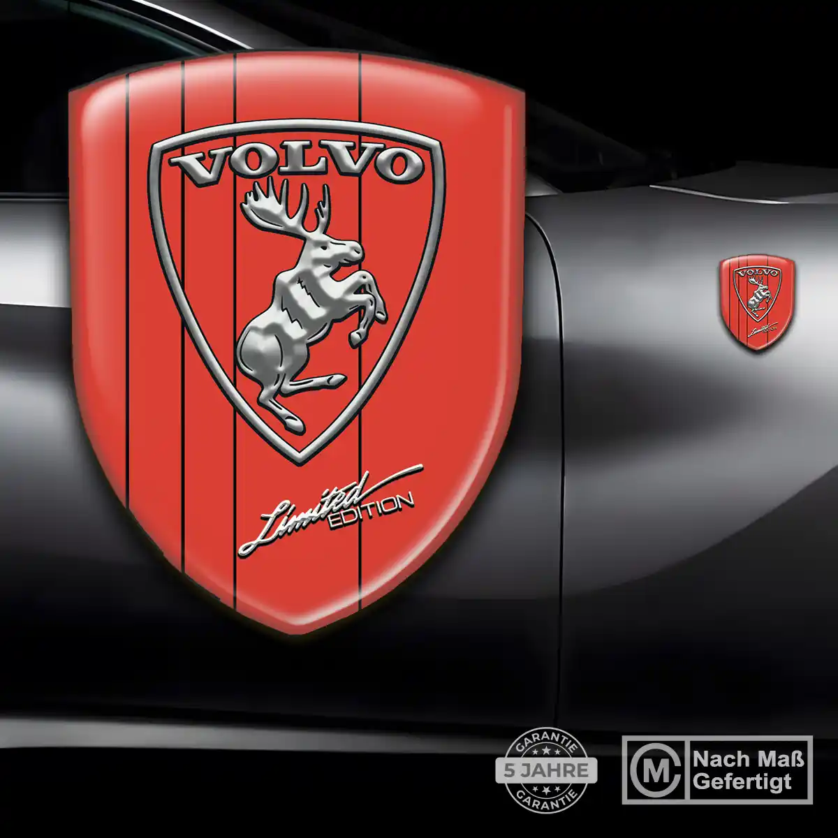 Volvo Wappen Emblem Aufkleber Auto Premium-Edition