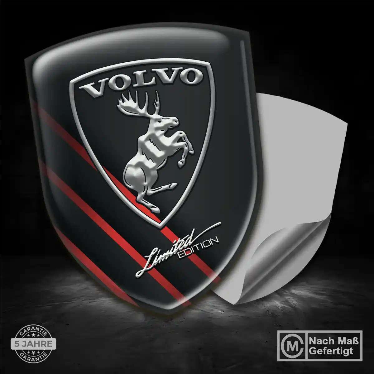 Volvo Wappen Emblem Aufkleber Elegantes Design
