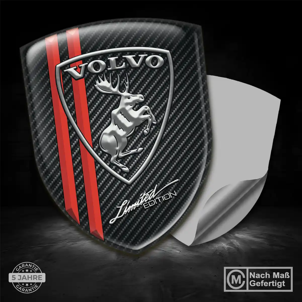 Volvo Wappen Emblem Aufkleber Exterieurdesign