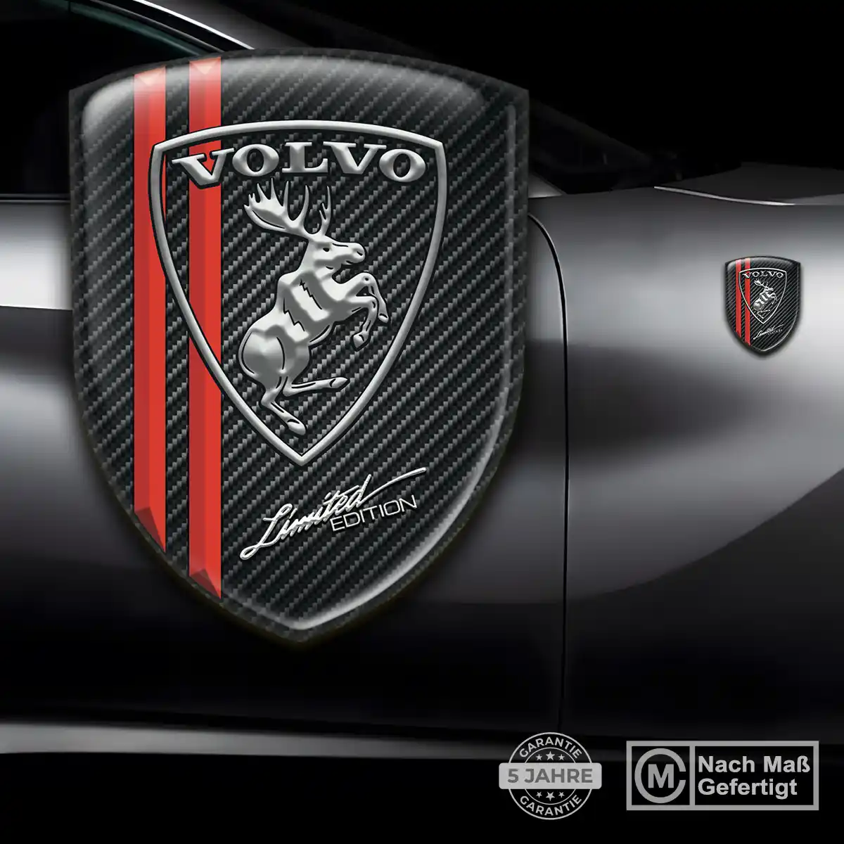 Volvo Wappen Emblem Aufkleber Exterieurdesign