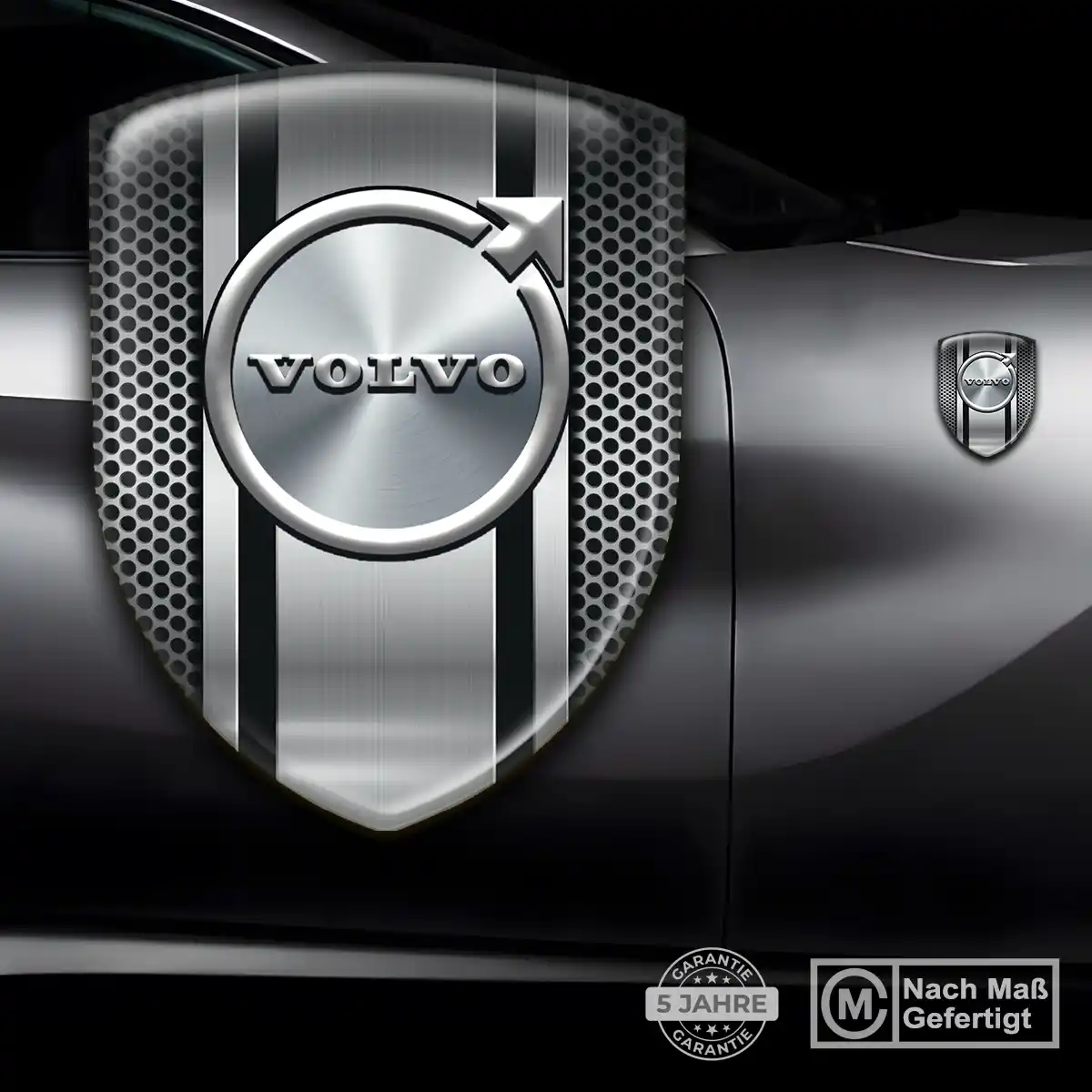 Volvo Wappen Emblem Aufkleber Interieurdesign
