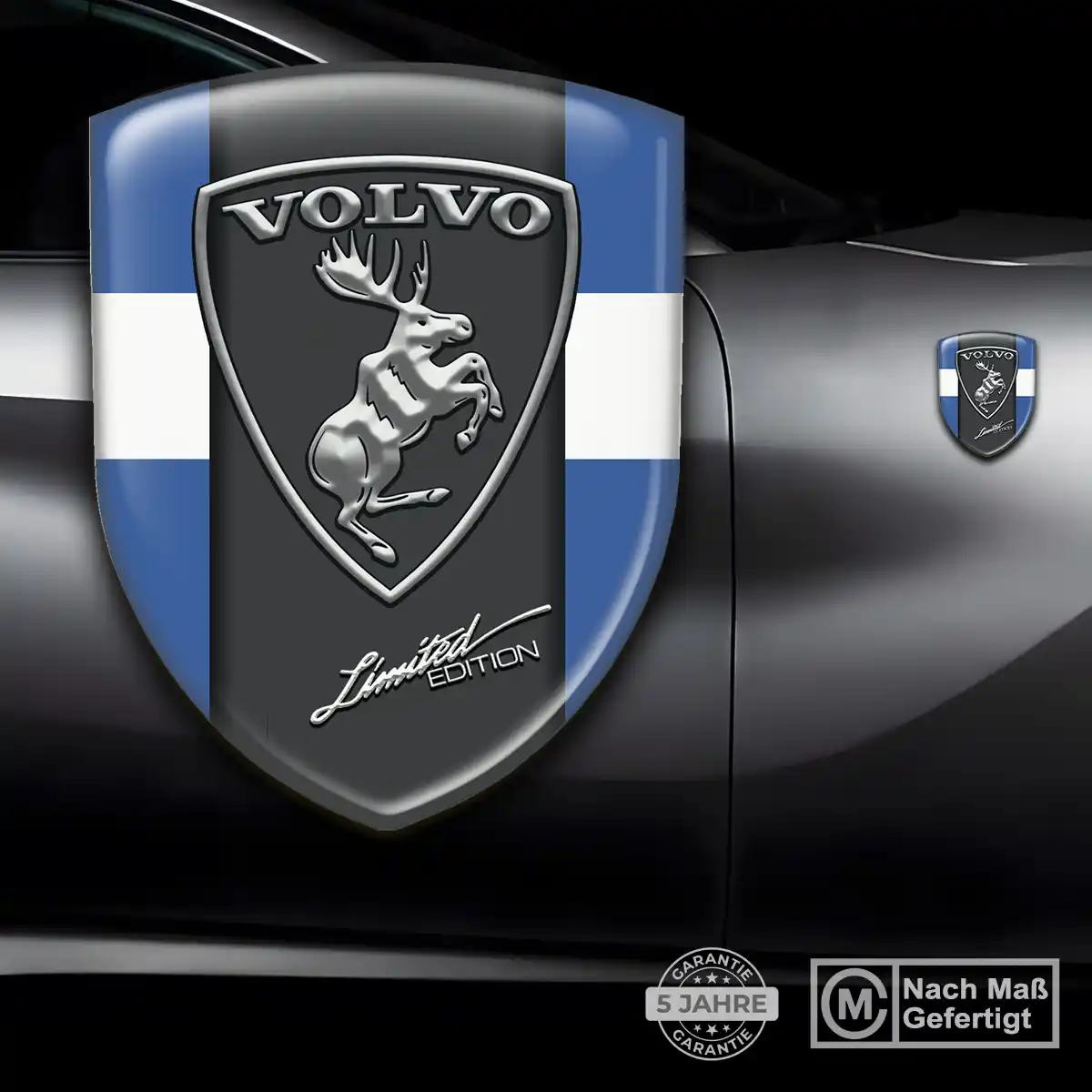 Volvo Wappen Emblem Aufkleber Modernes Design