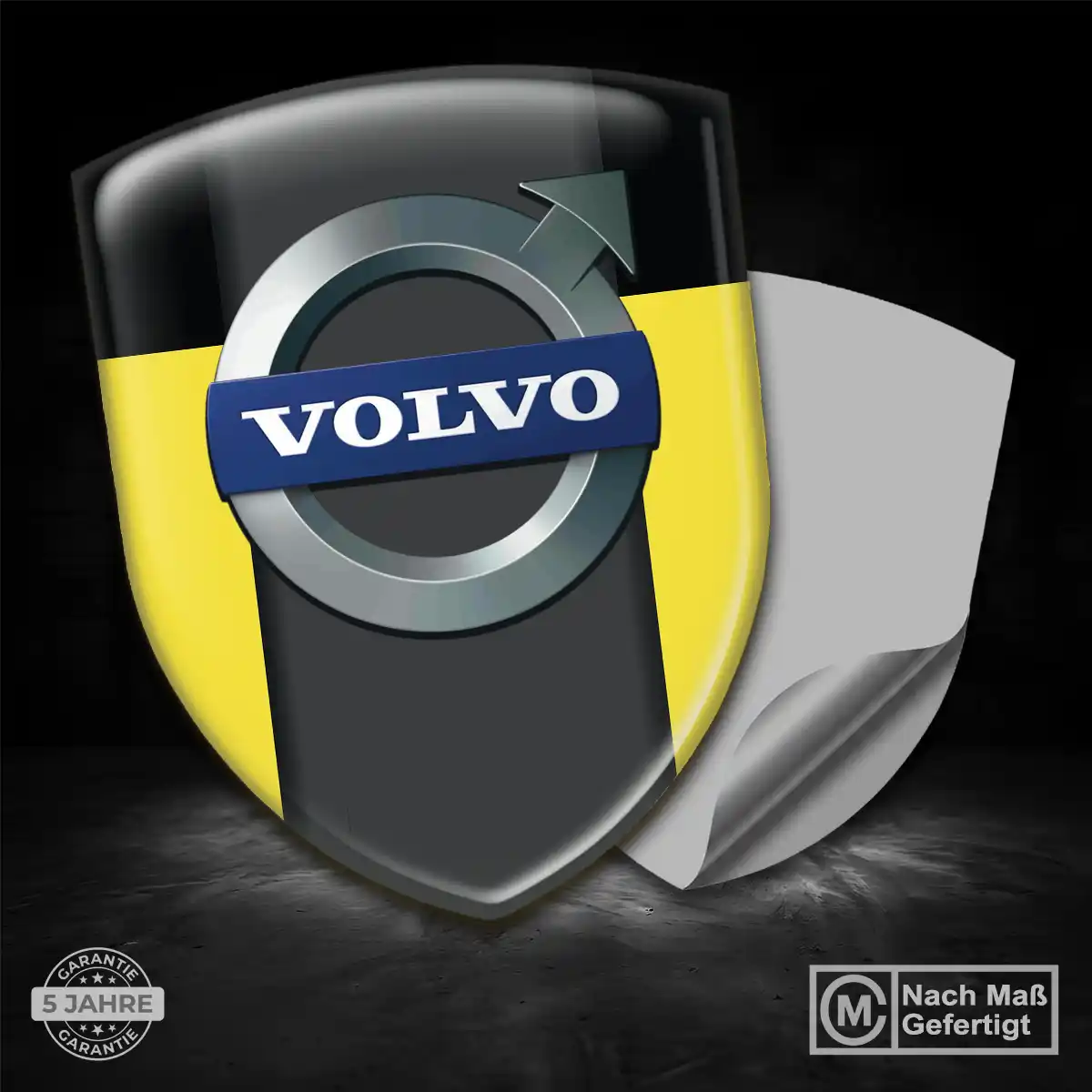 Volvo Wappen Emblem Aufkleber Premium-Edition