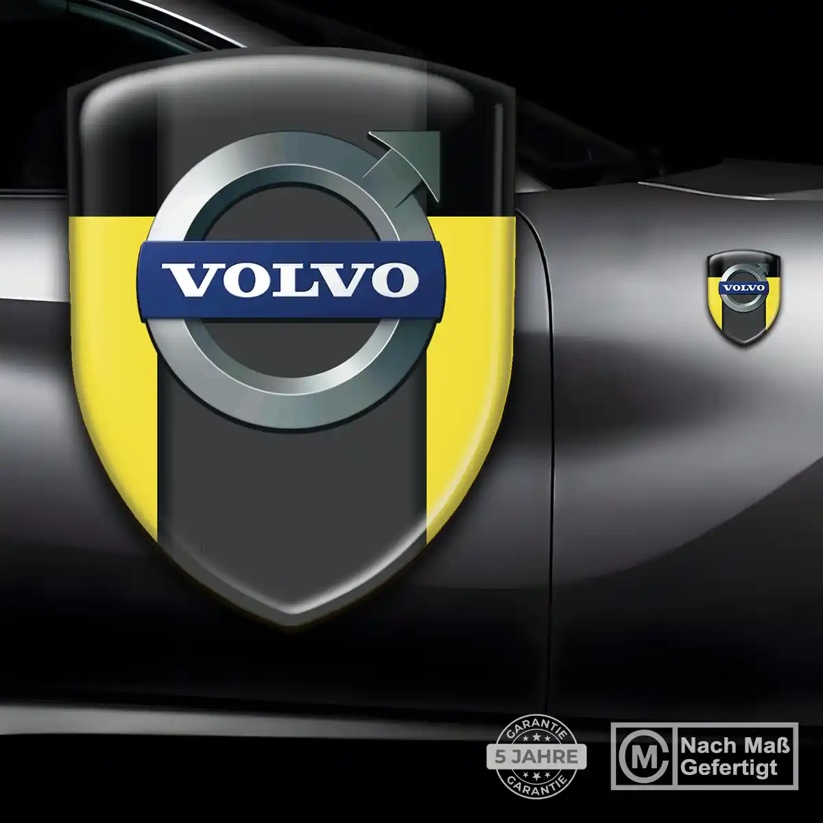 Volvo Wappen Emblem Aufkleber Premium-Edition