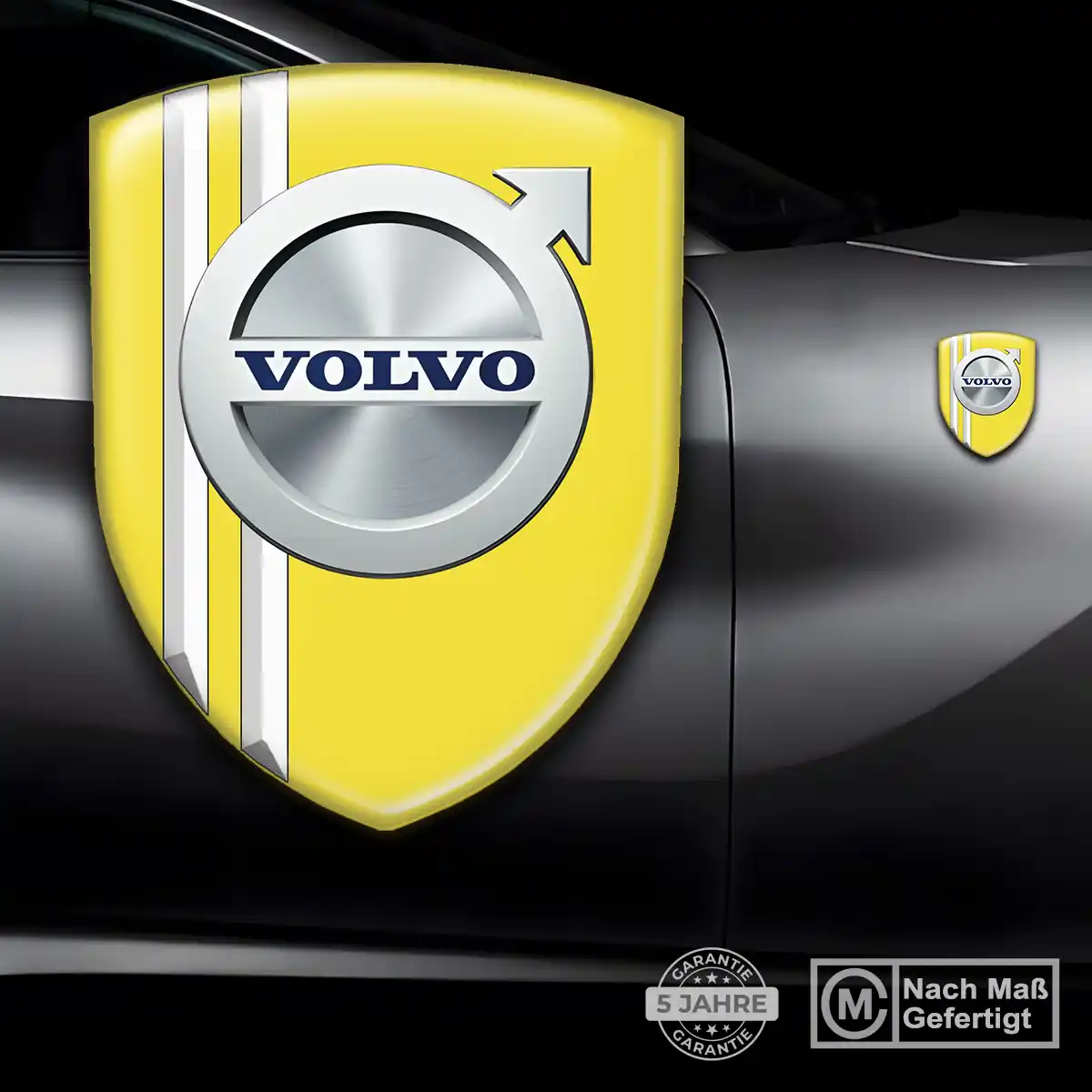 Volvo Wappen Emblem Aufkleber Stilvolles Design