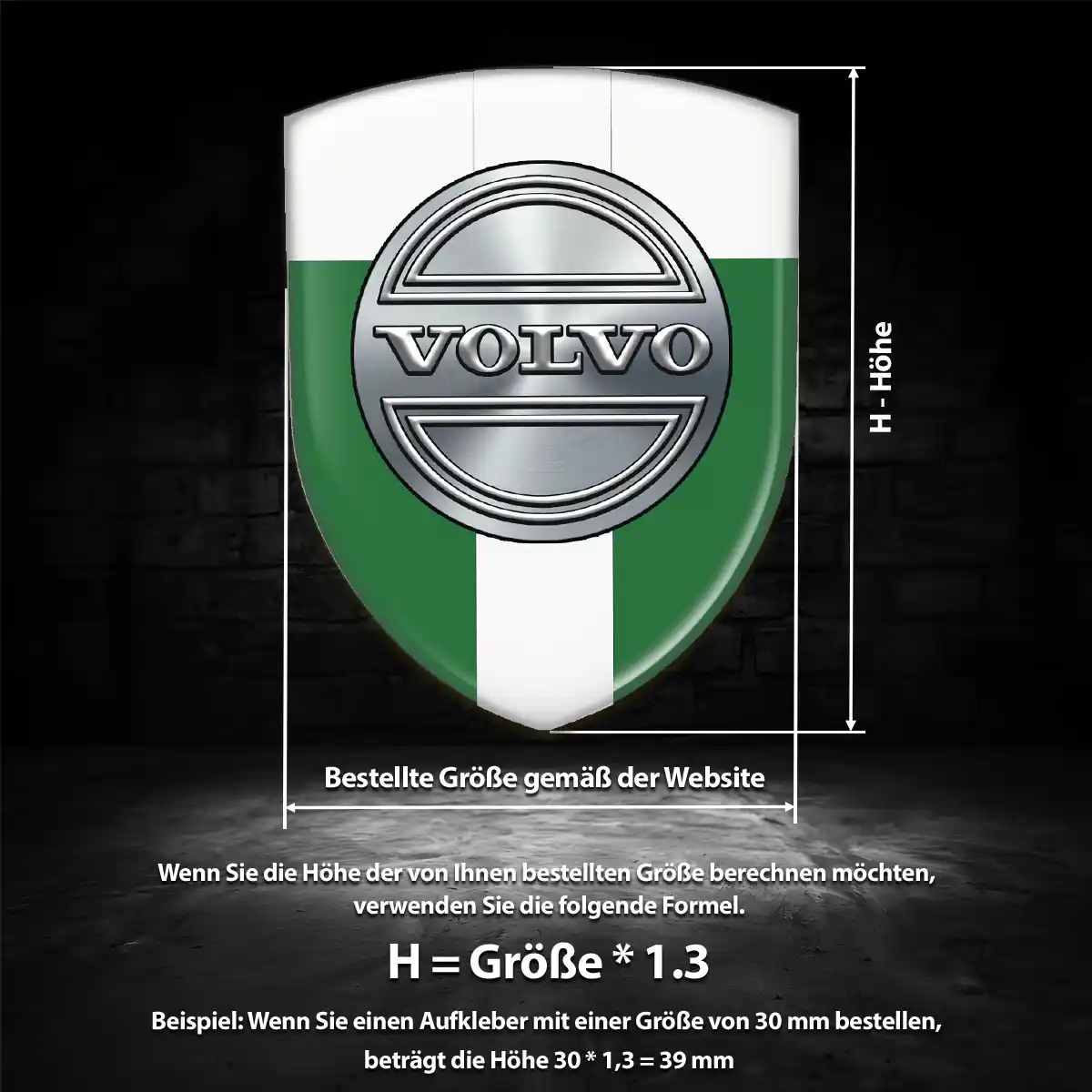 Volvo Wappen Emblem Ausdrucksstarkes Design