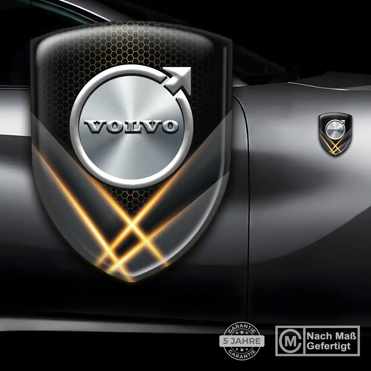 Volvo Wappen Emblem Auto Ausdrucksstarkes Design