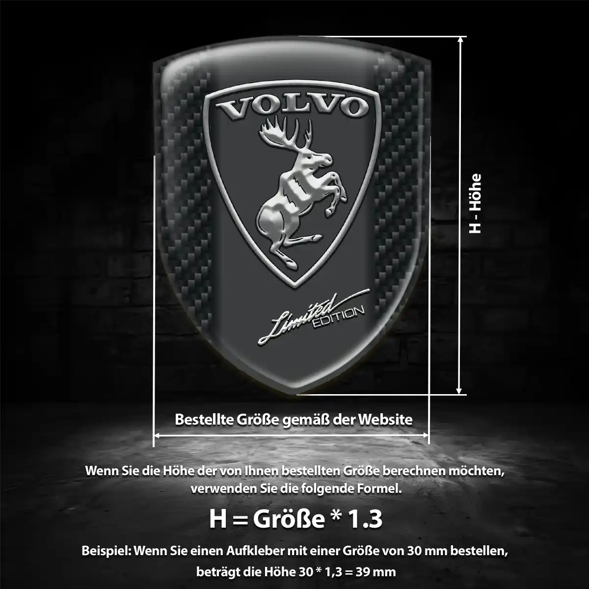 Volvo Wappen Emblem Auto Exterieurdesign