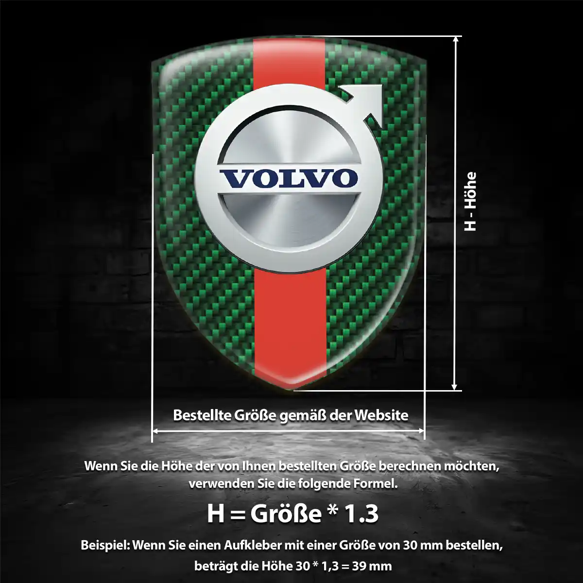 Volvo Wappen Emblem Auto Limitierte Auflage
