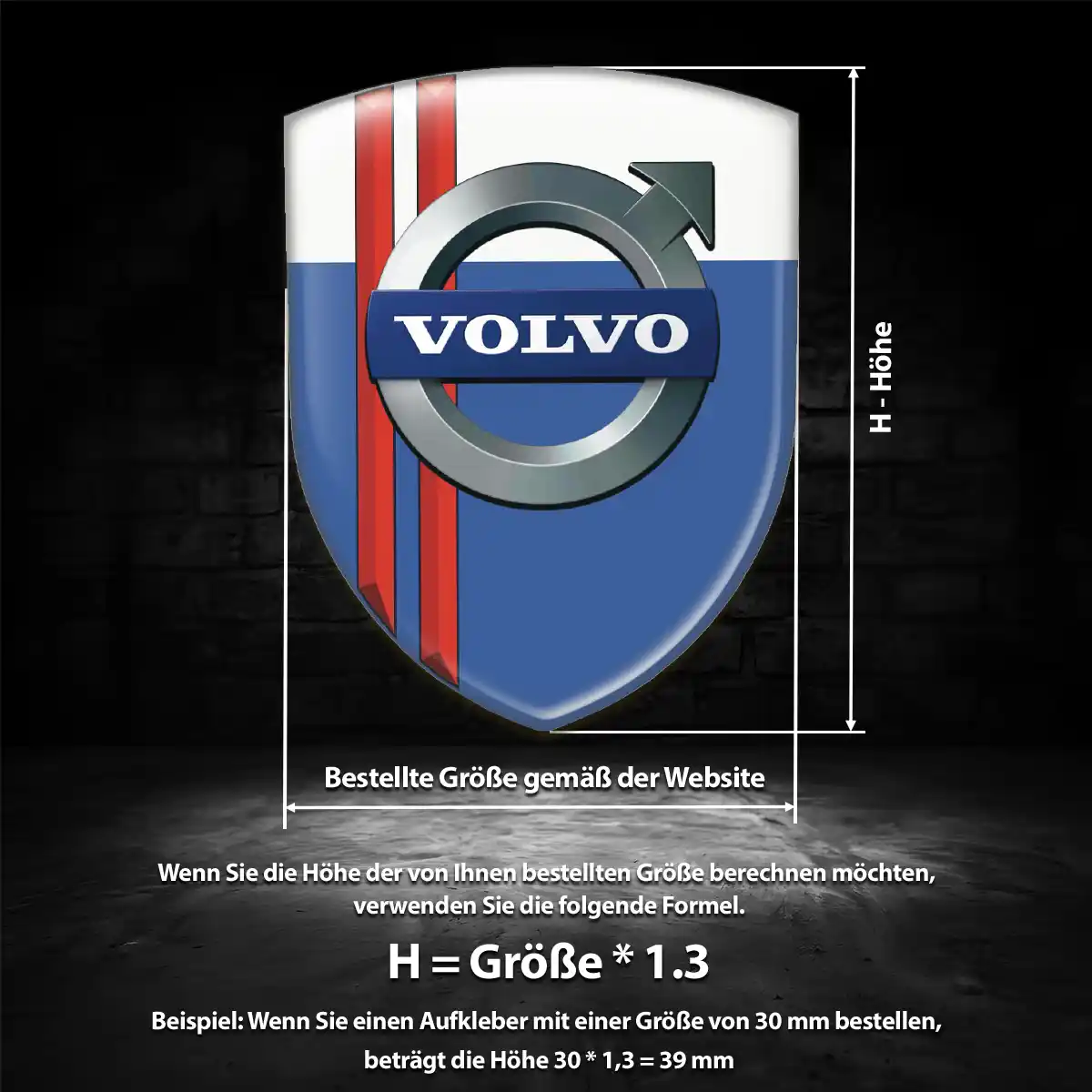 Volvo Wappen Emblem Erstklassige Qualität