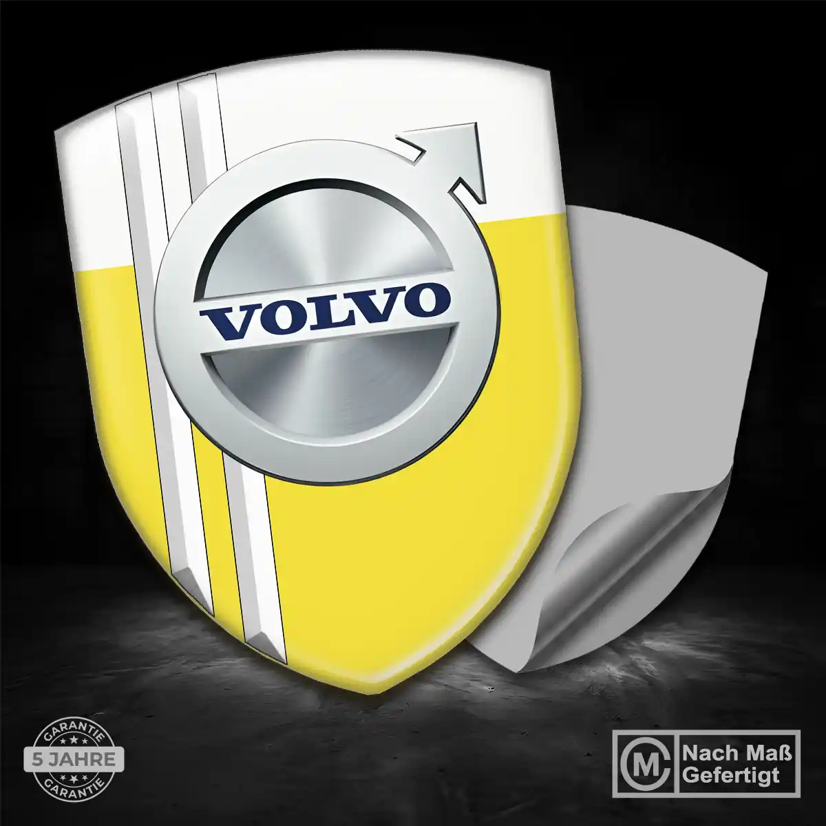 Volvo Wappen Emblem Interieurdesign