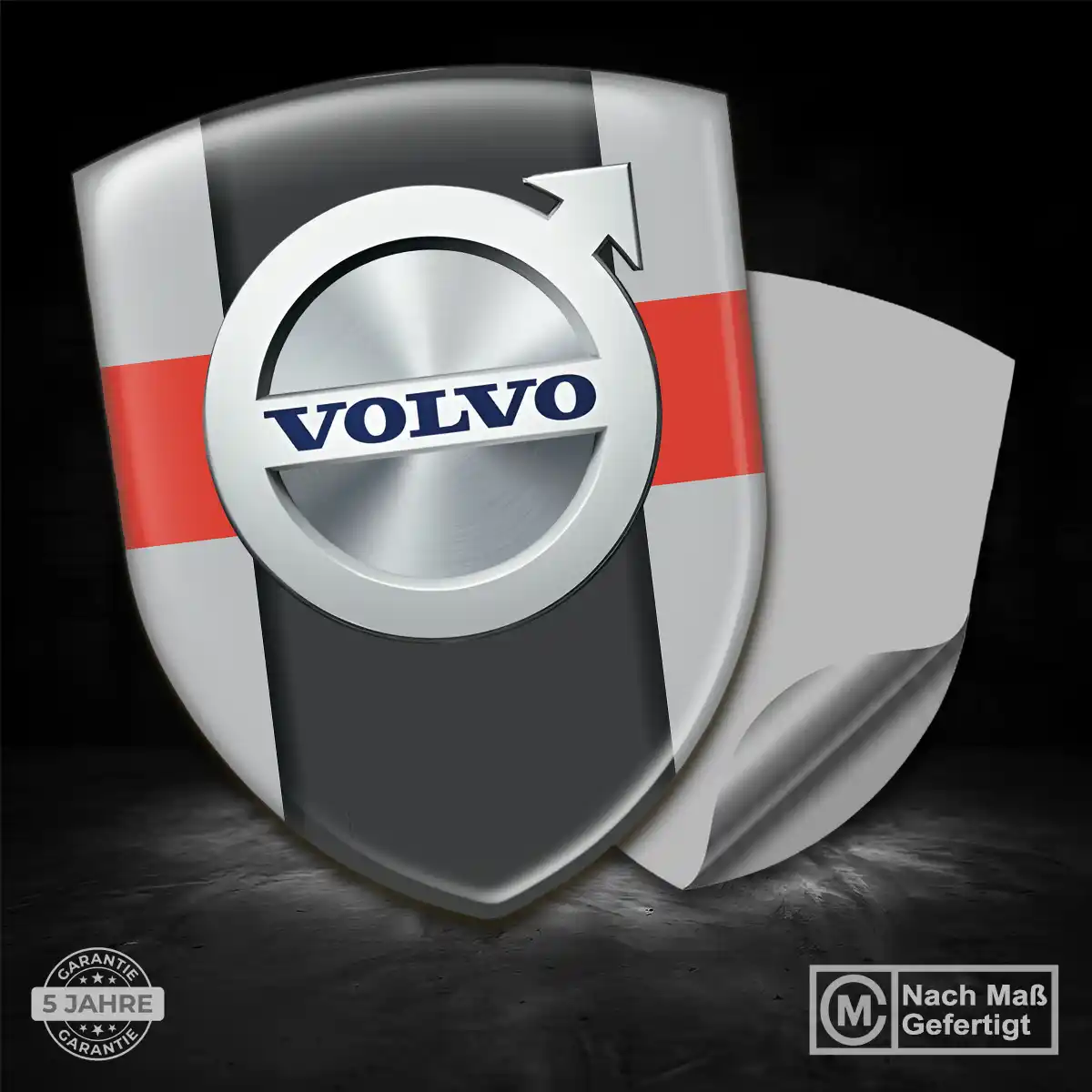 Volvo Wappen Emblem Tuningfahrzeug