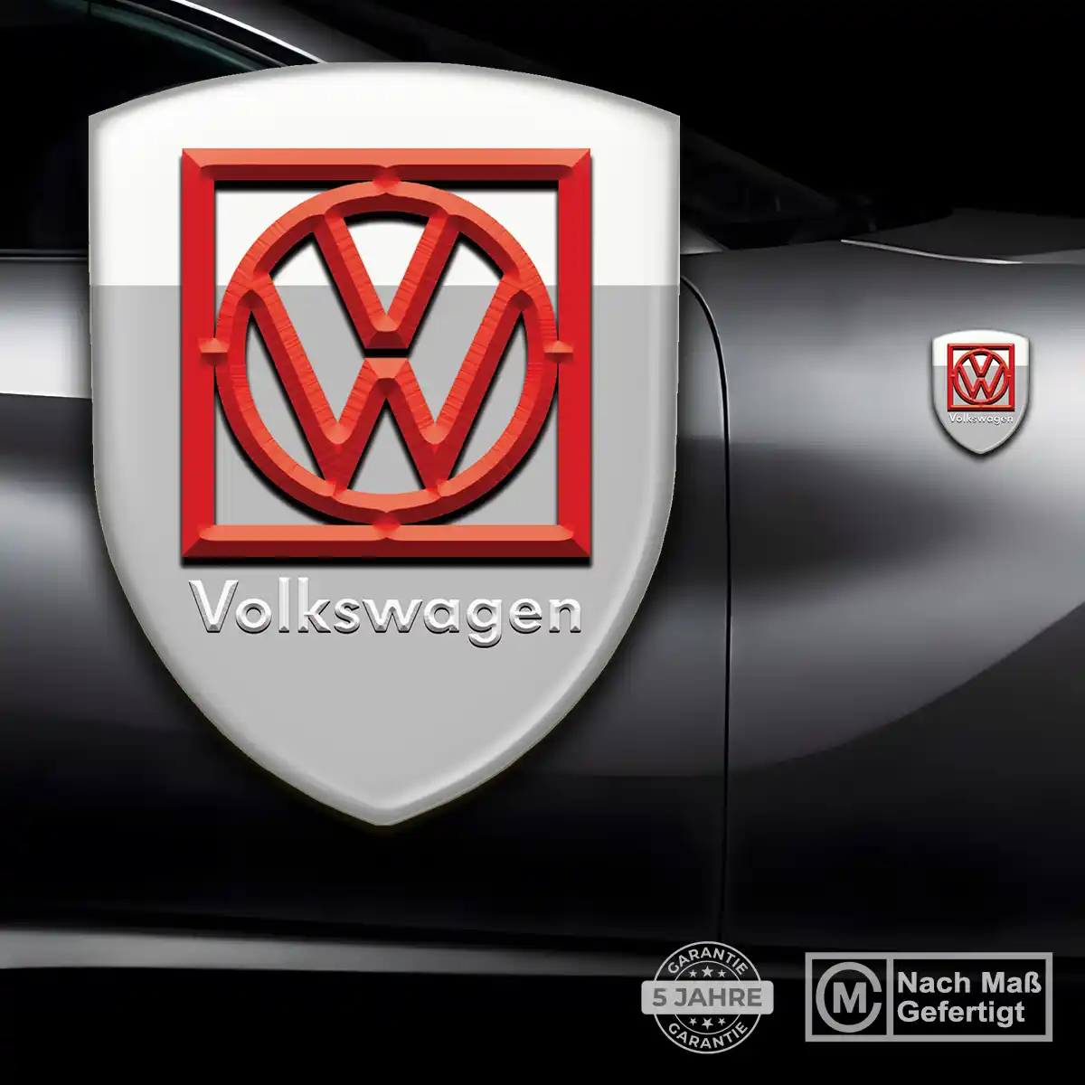 VW 3D Gel Aufkleber Auto Premium-Edition