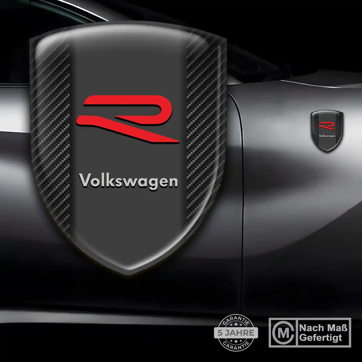 VW 3D Gel Aufkleber Auto Premiumqualität
