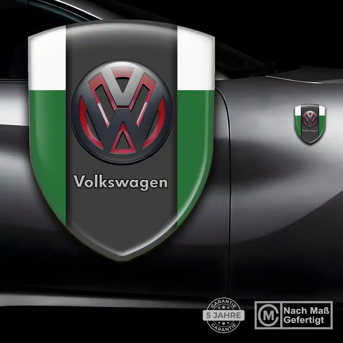 VW 3D Gel Aufkleber Emblem Auto Premium-Edition