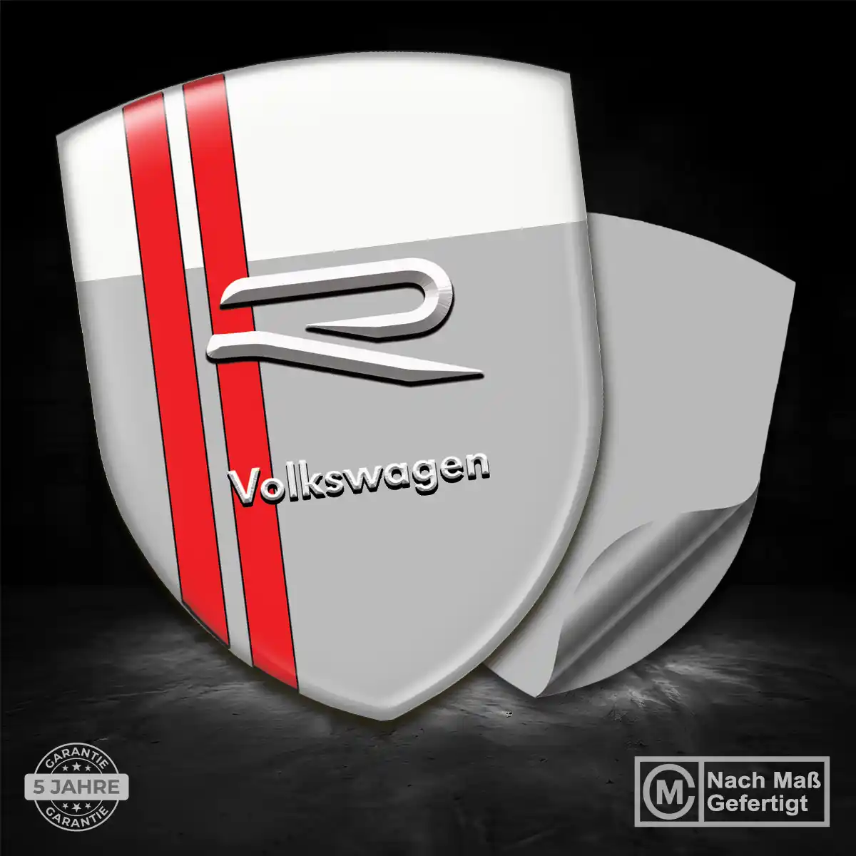 VW 3D Gel Aufkleber Emblem Premiumqualität