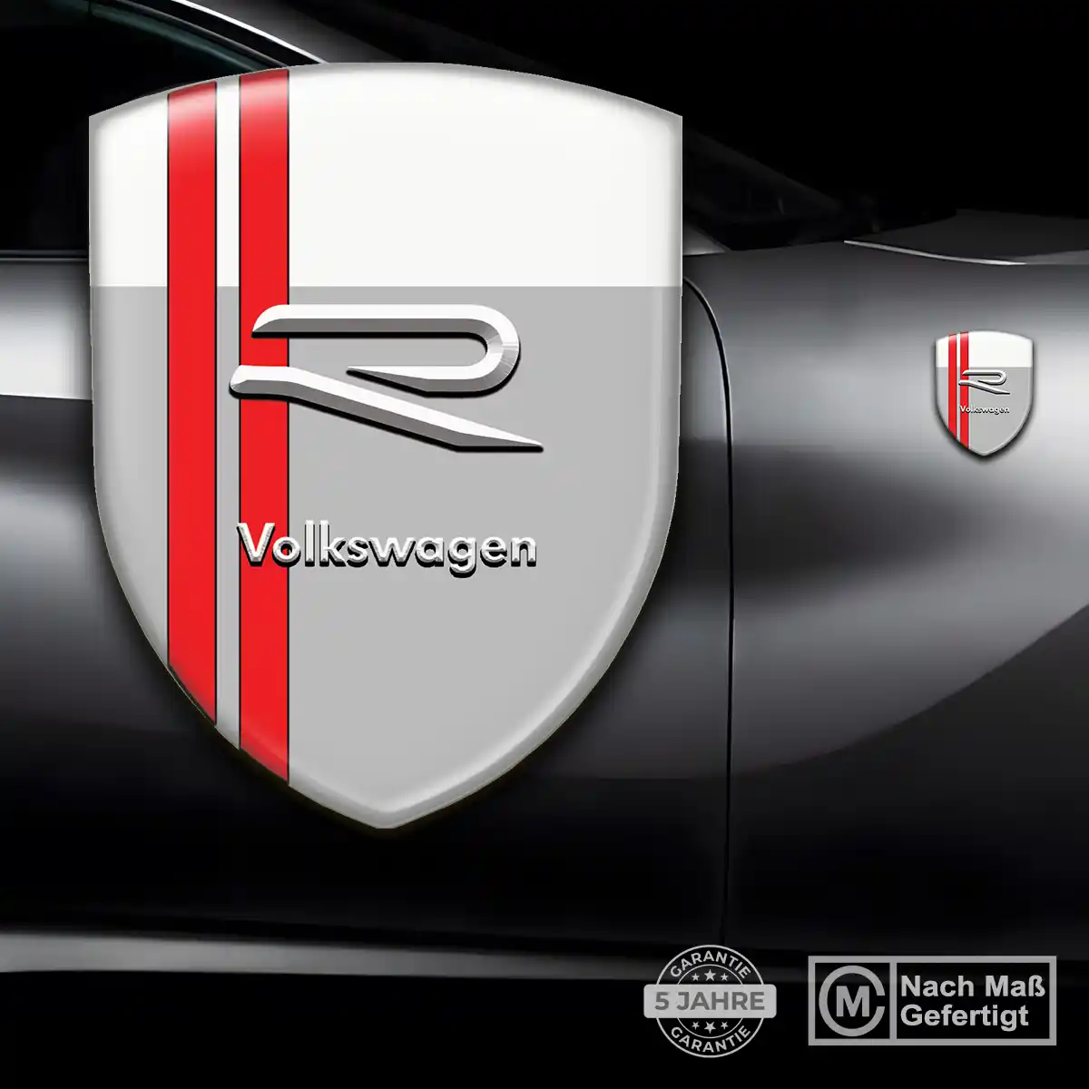 VW 3D Gel Aufkleber Emblem Premiumqualität