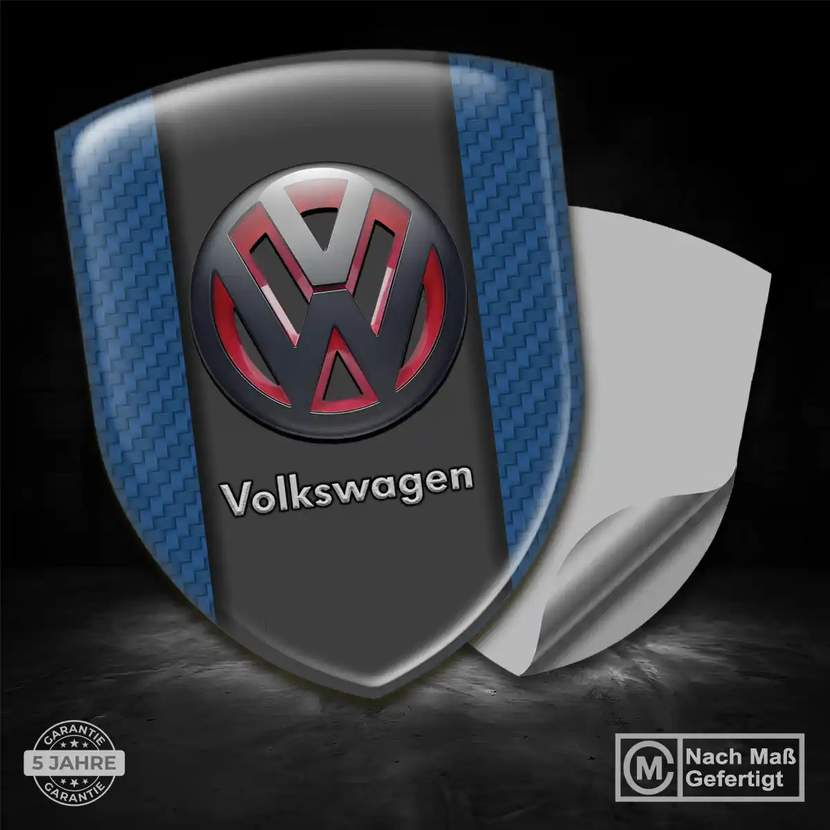 VW 3D Gel Aufkleber Limitierte Auflage