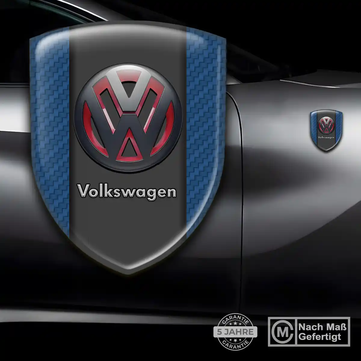 VW 3D Gel Aufkleber Limitierte Auflage