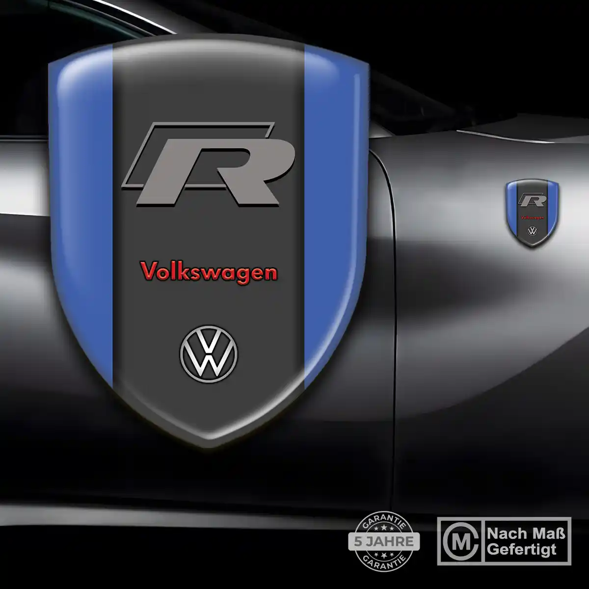 VW 3D Gel Aufkleber Premium-Edition