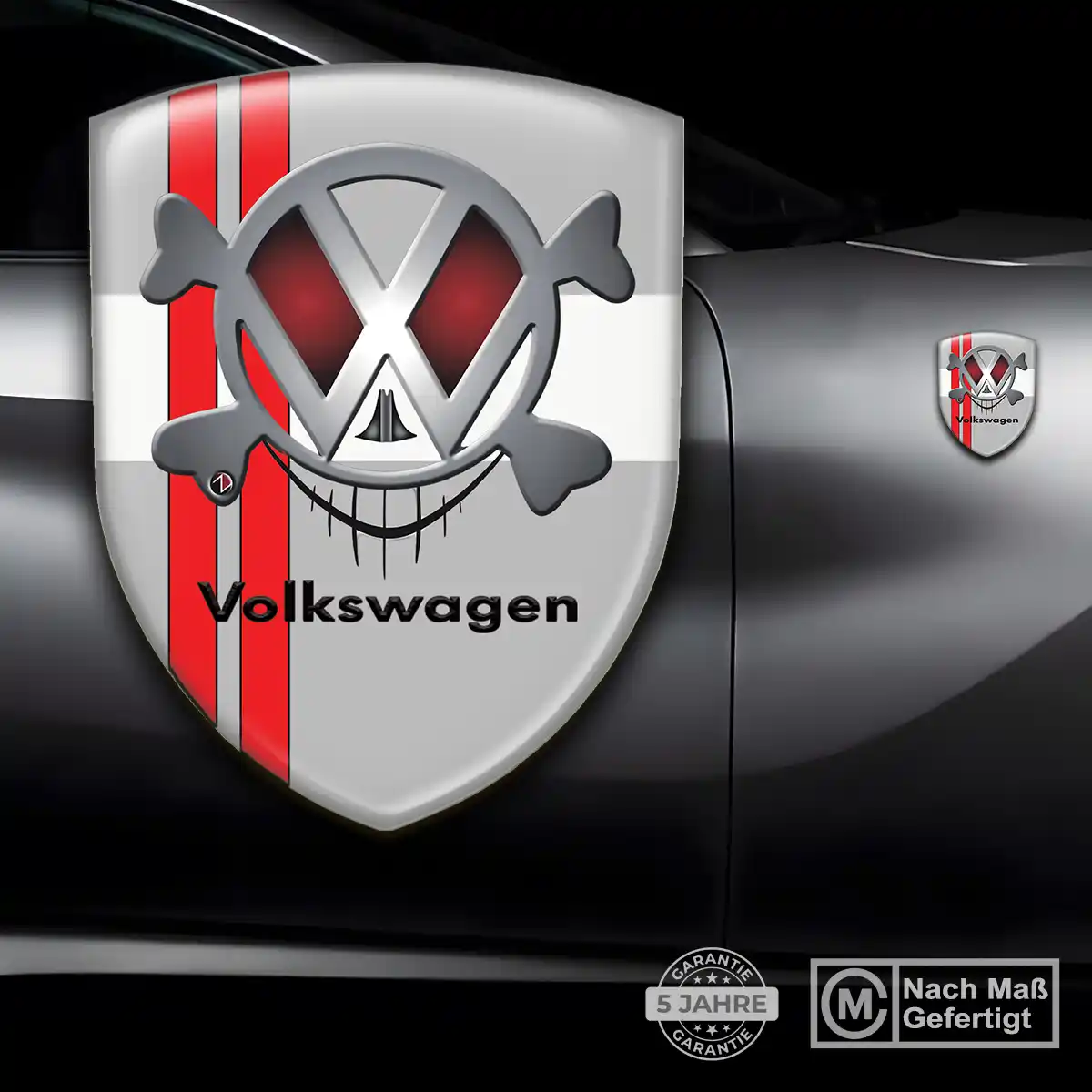 VW 3D Gel Aufkleber Premiumqualität