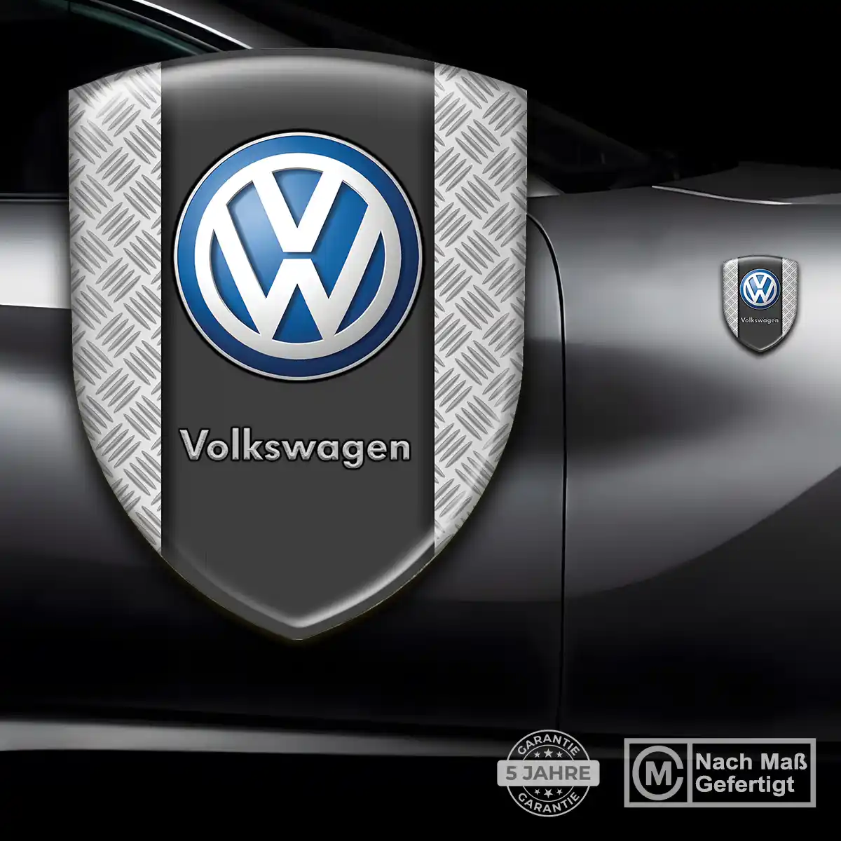 VW 3D Gel Aufkleber Silikon Auto Premiumqualität