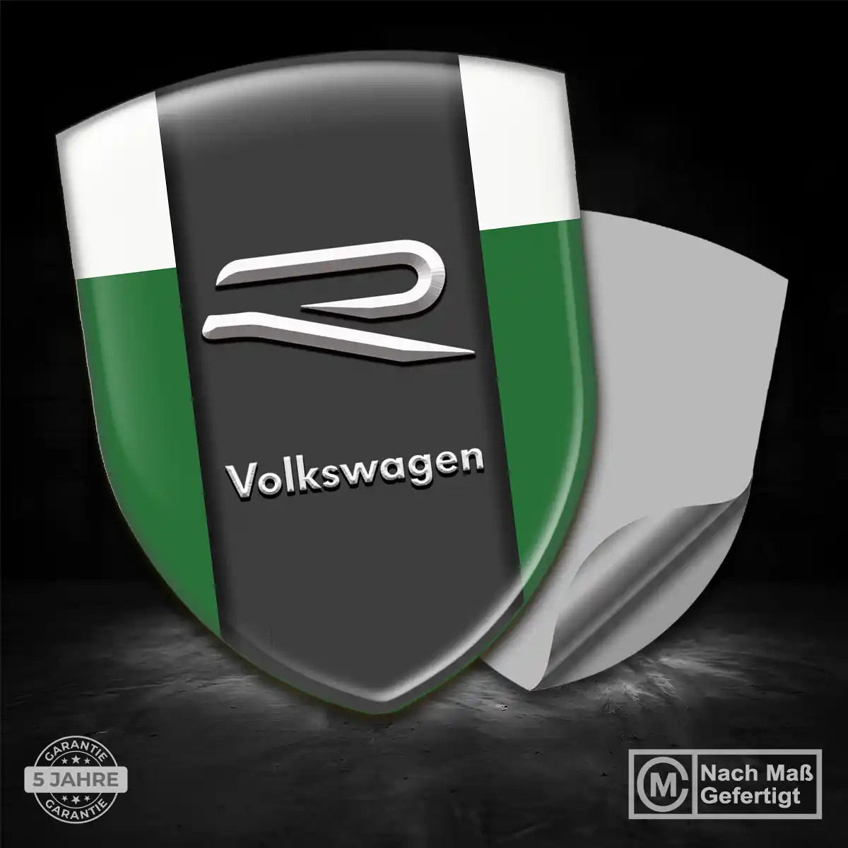 VW 3D Gel Aufkleber Silikon Auto Stilvolles Design