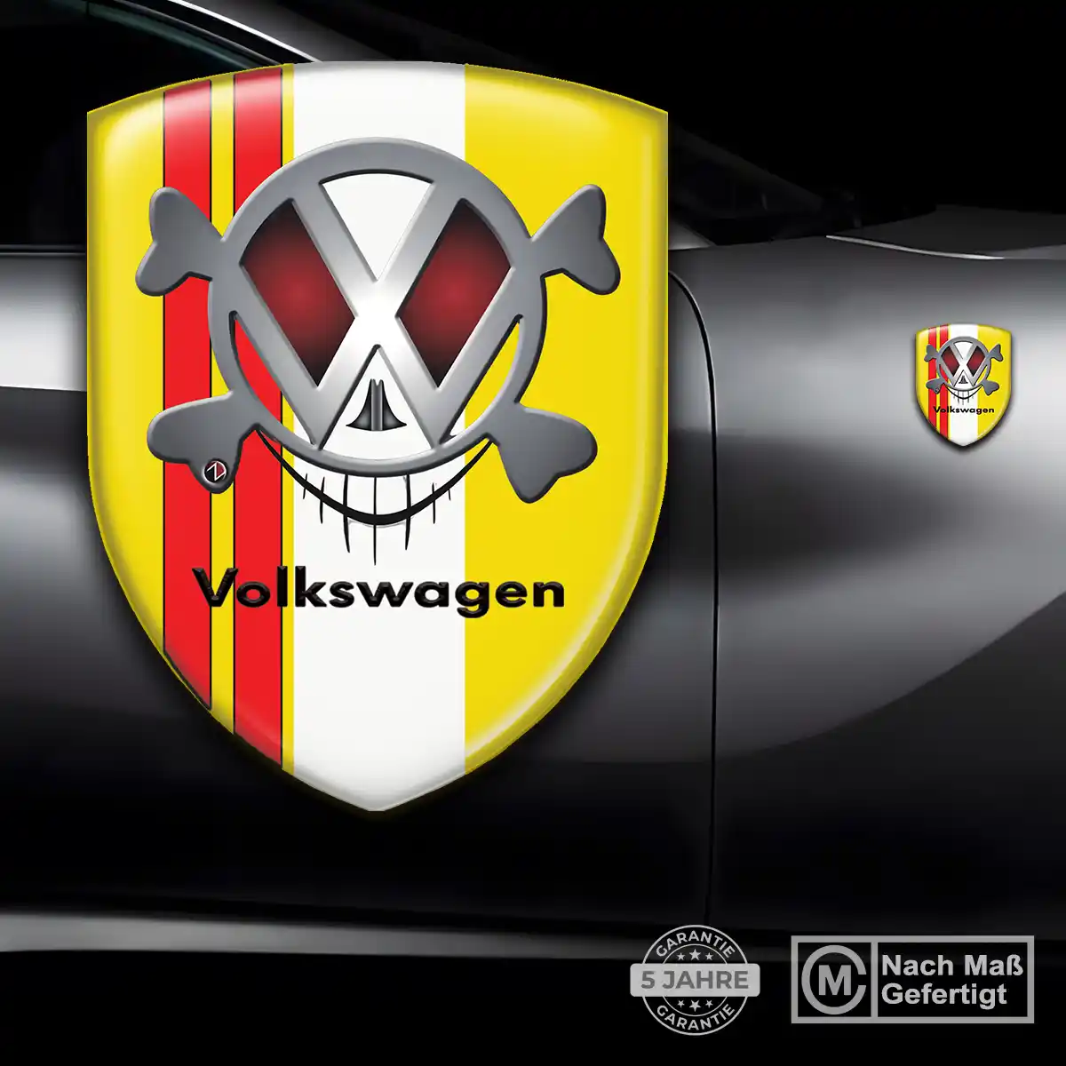 VW 3D Gel Aufkleber Silikon Premiumqualität