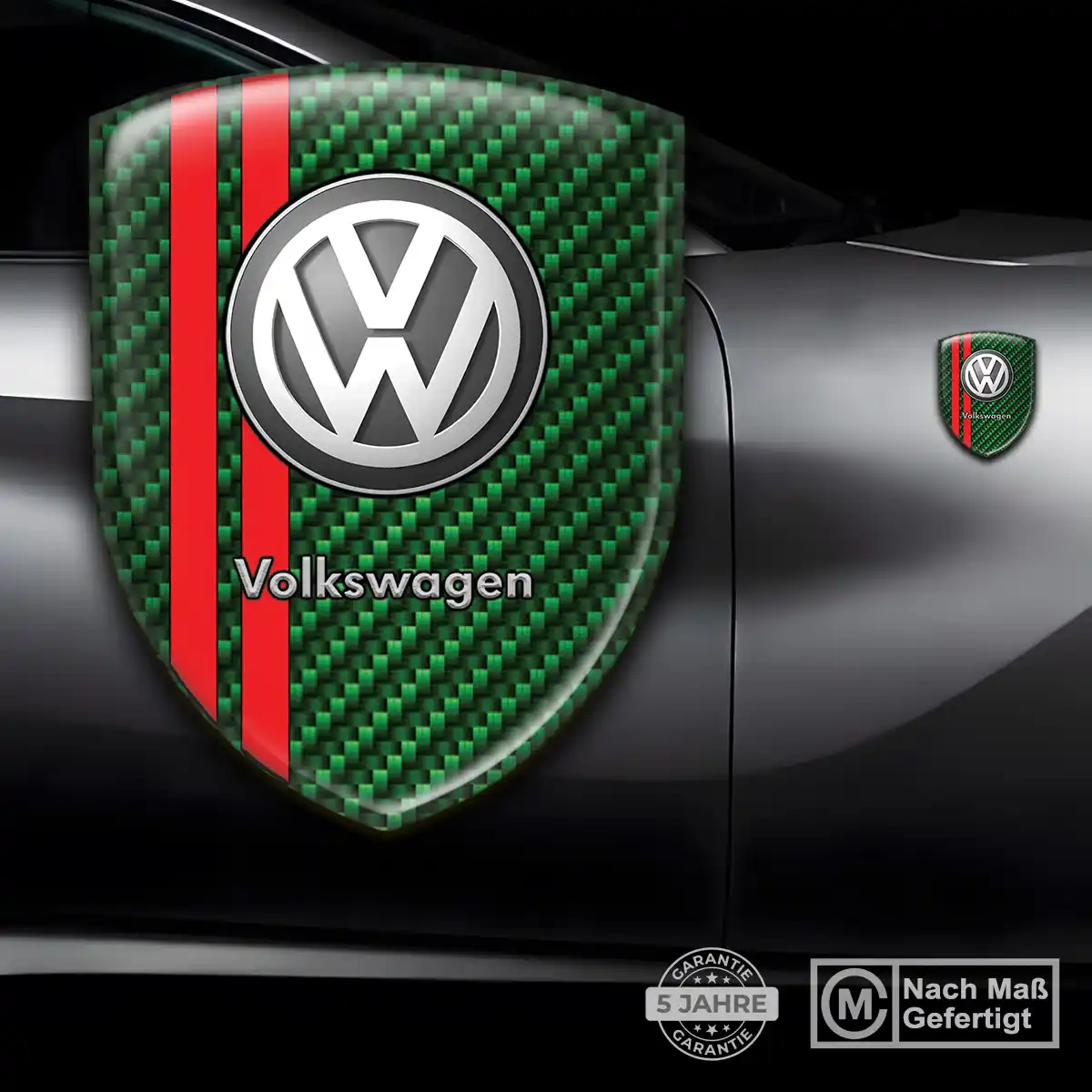 VW 3D Gel Aufkleber Stilvolles Design