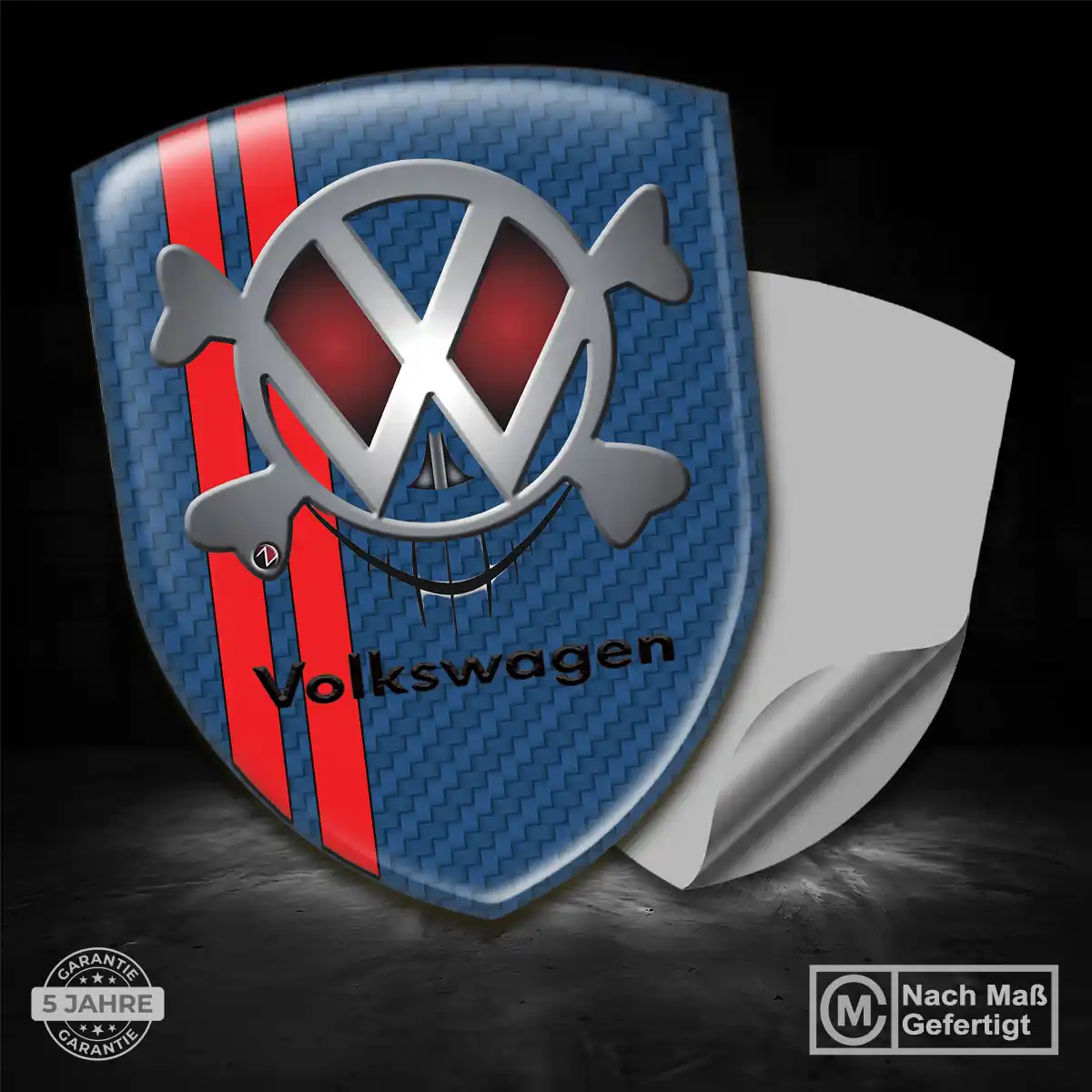 VW 3D Gel Aufkleber Wappen Auto Hohe Qualität