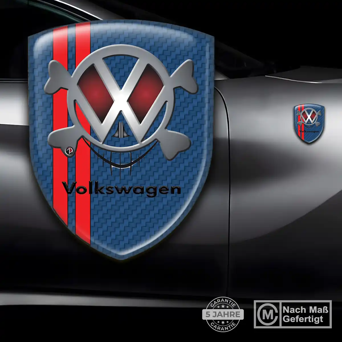 VW 3D Gel Aufkleber Wappen Auto Hohe Qualität