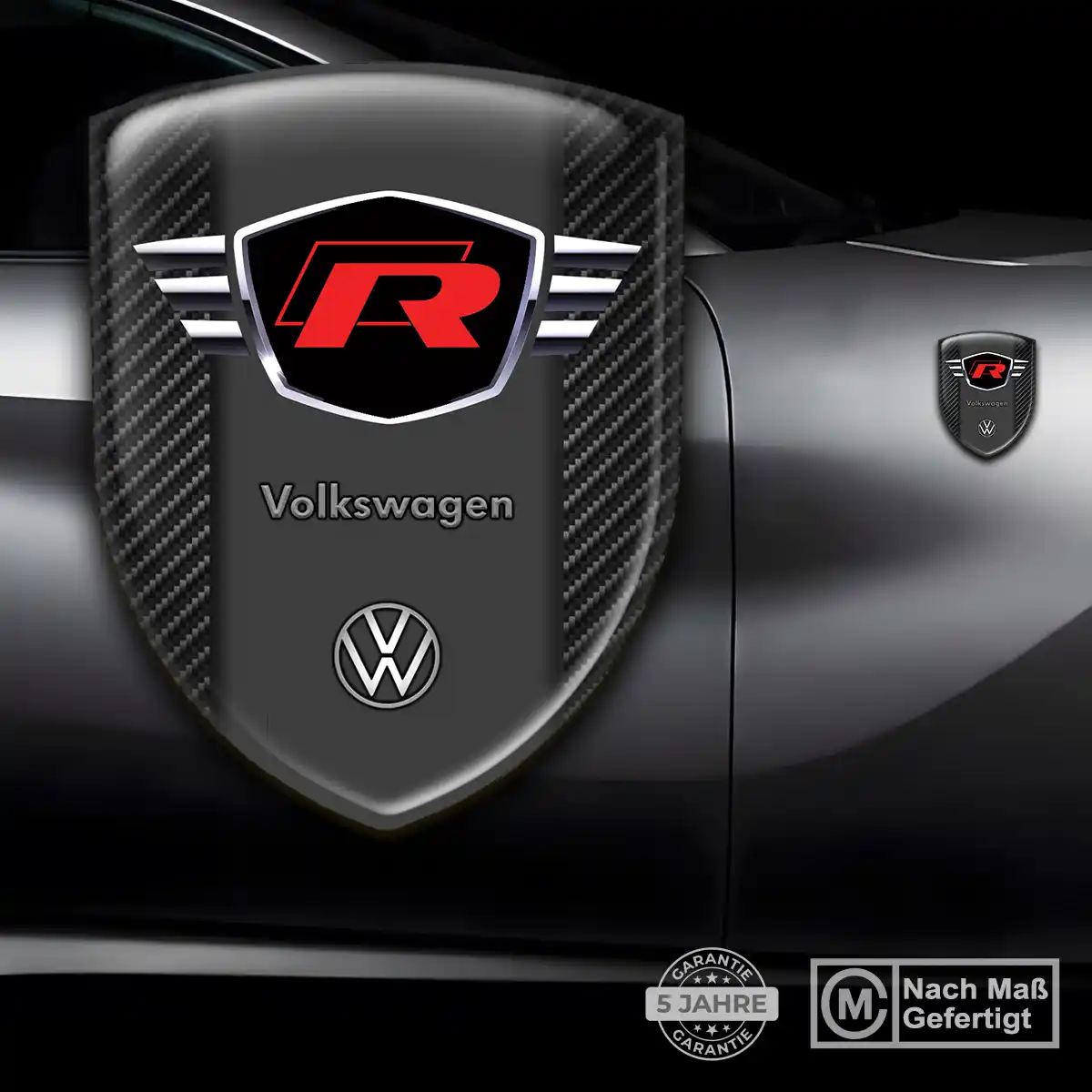 VW 3D Gel Aufkleber Wappen Auto Premiumqualität
