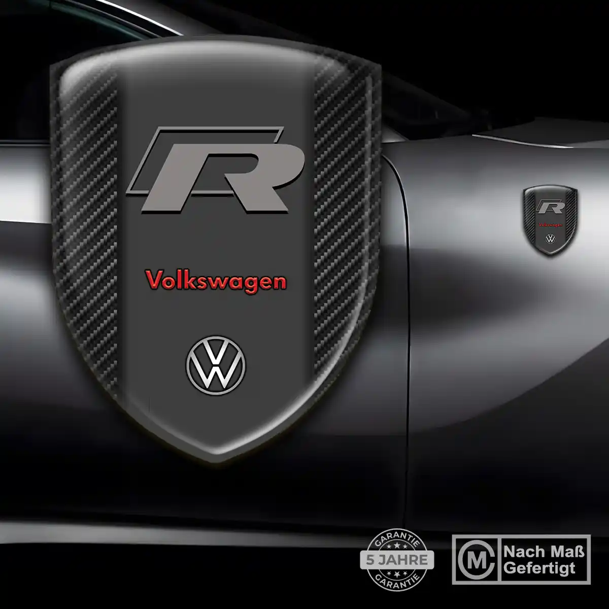 VW 3D Gel Aufkleber Wappen Auto Stilvolles Design