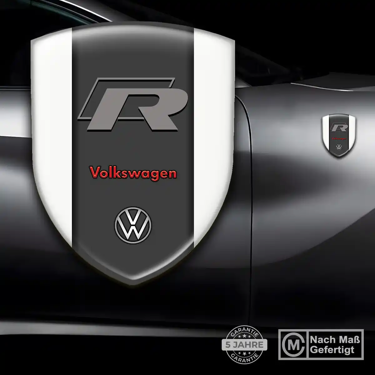 VW 3D Gel Aufkleber Wappen Hohe Qualität