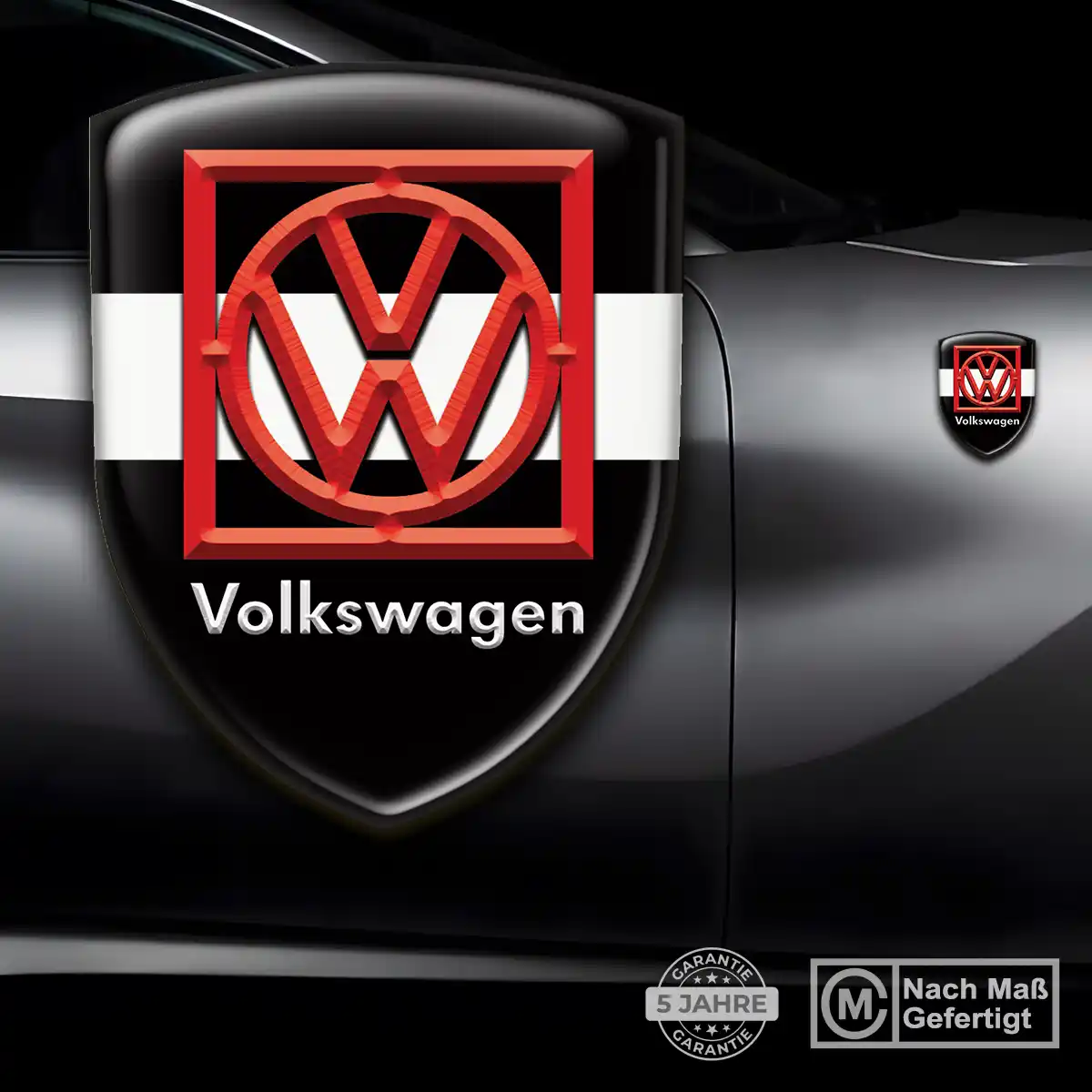 VW Aufkleber 3D Gel Emblem Auto Premiumqualität
