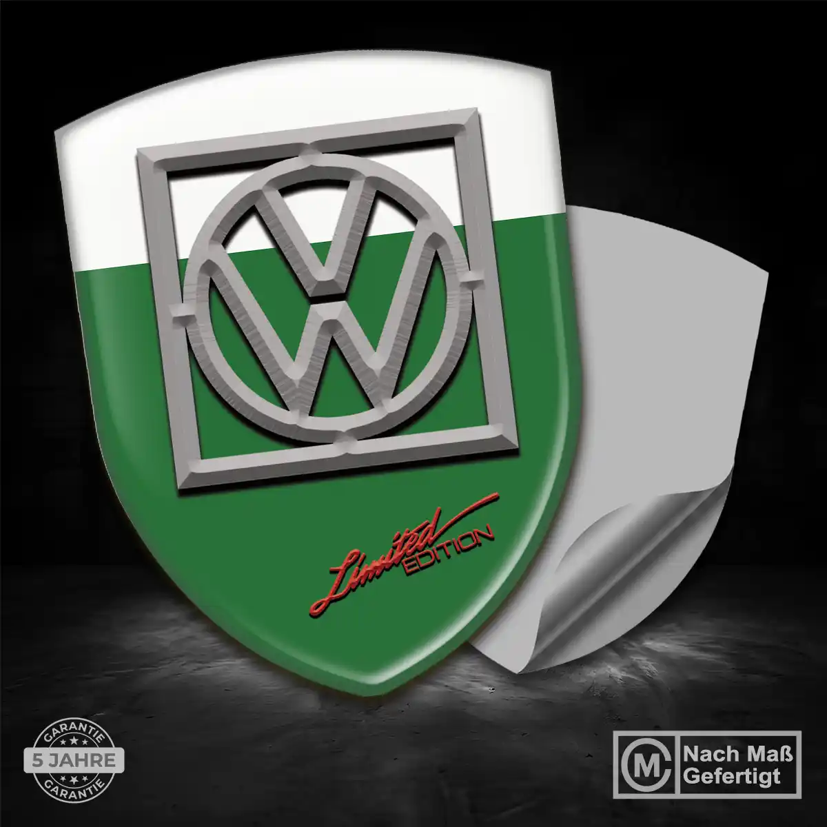 VW Aufkleber 3D Gel Emblem Auto Stilvolles Design