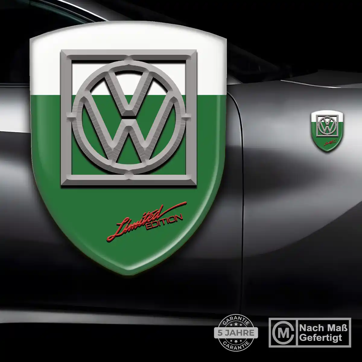 VW Aufkleber 3D Gel Emblem Auto Stilvolles Design