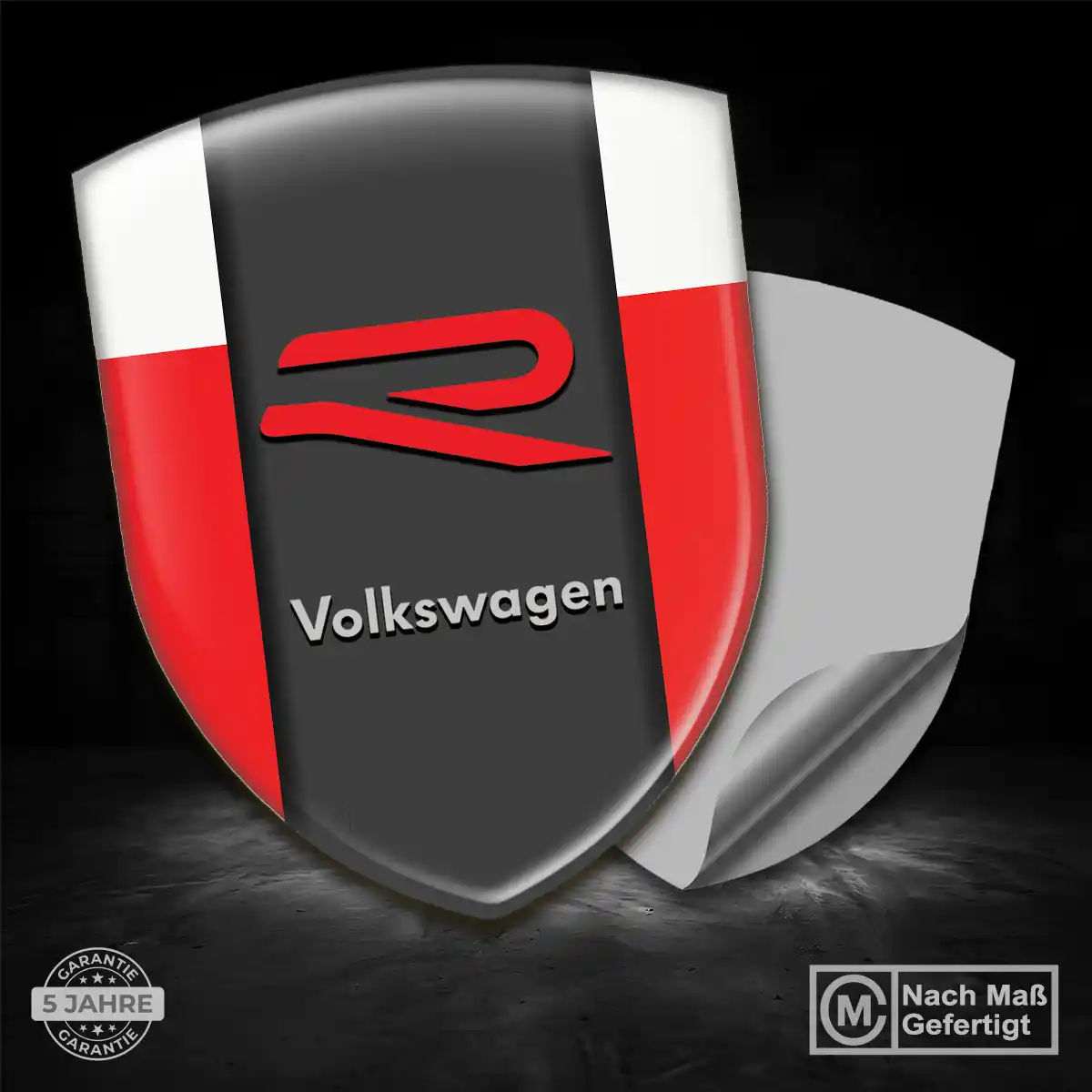 VW Aufkleber 3D Gel Emblem Premium-Edition
