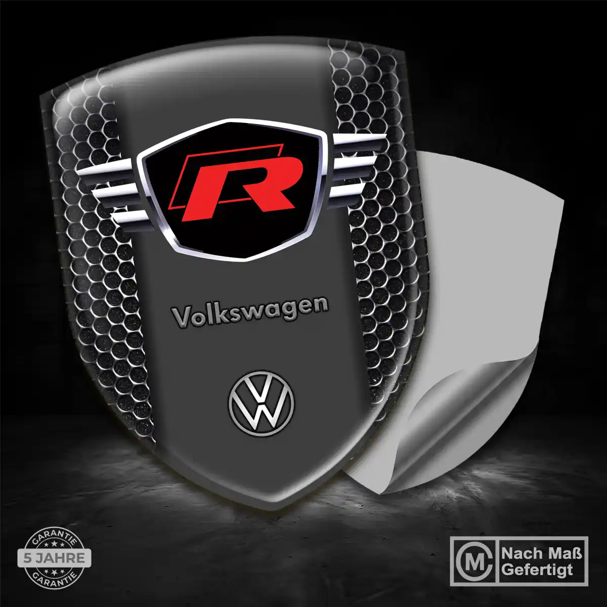 VW Aufkleber 3D Gel Emblem Premiumqualität