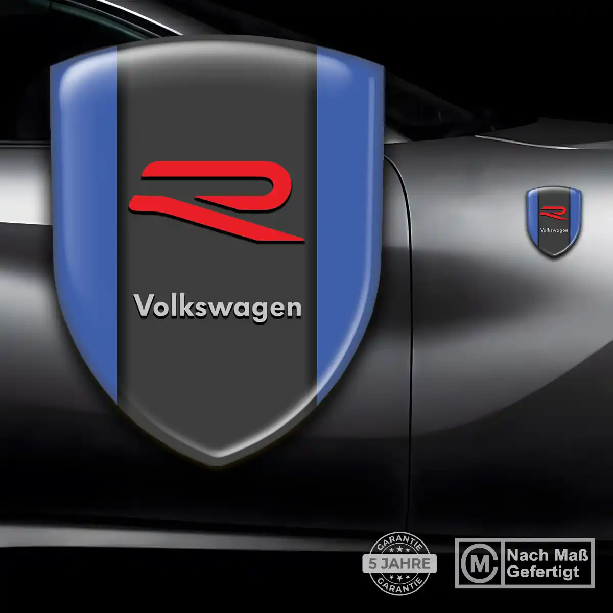 VW Aufkleber 3D Gel Emblem Stilvolles Design