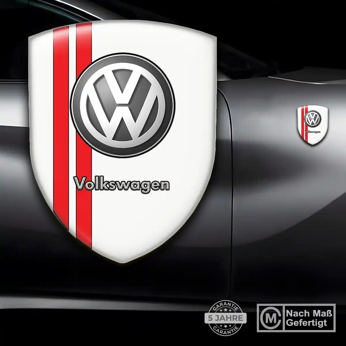 VW Aufkleber 3D Gel Embleme Auto Premium-Edition