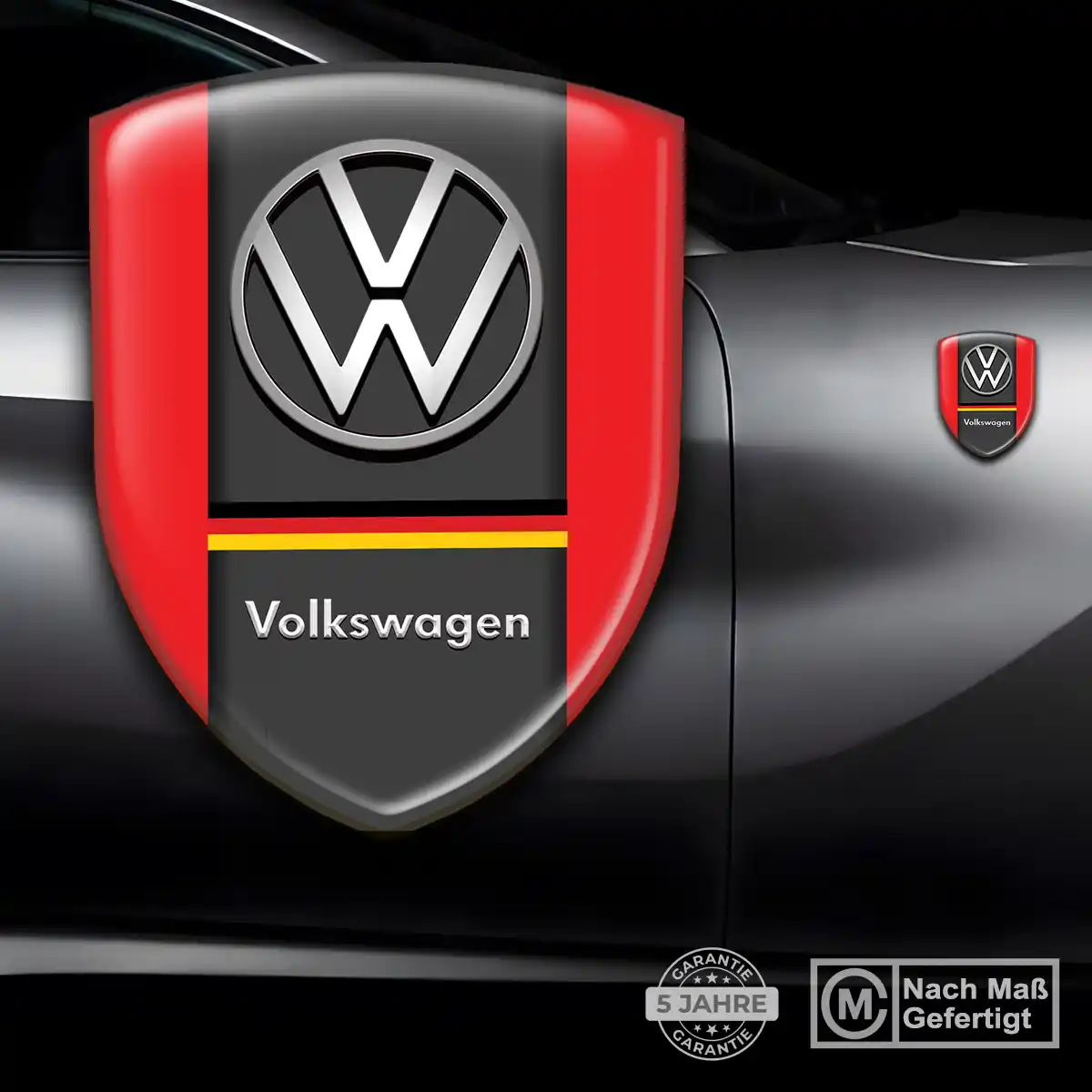 VW Aufkleber 3D Gel Embleme Auto Premiumqualität