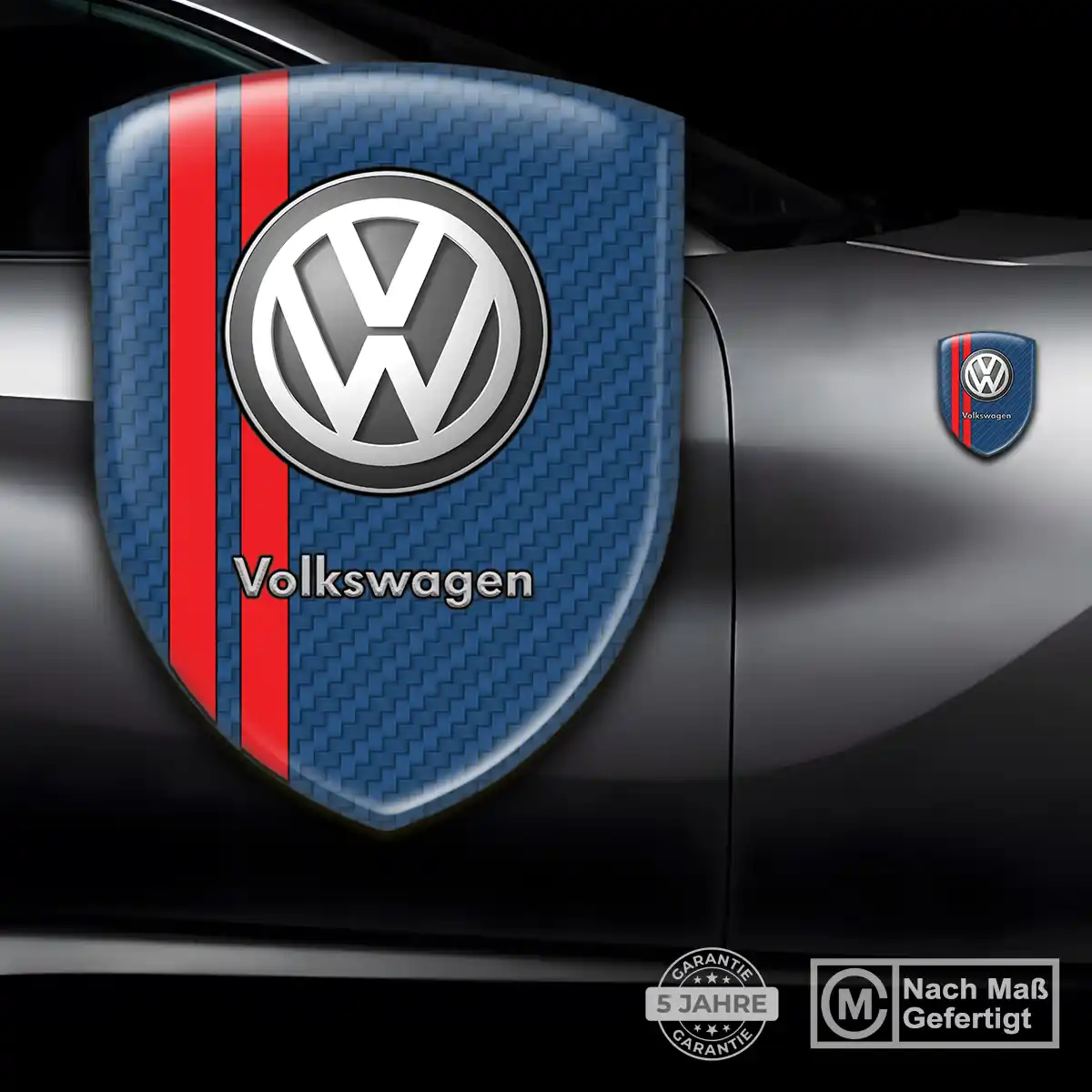 VW Aufkleber 3D Gel Embleme Premium-Edition