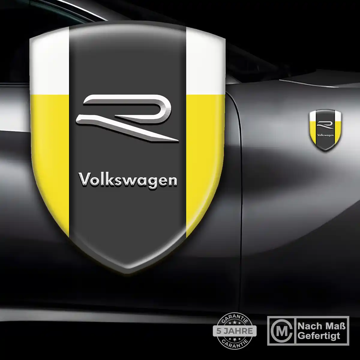 VW Aufkleber 3D Gel Silikon Limitierte Auflage
