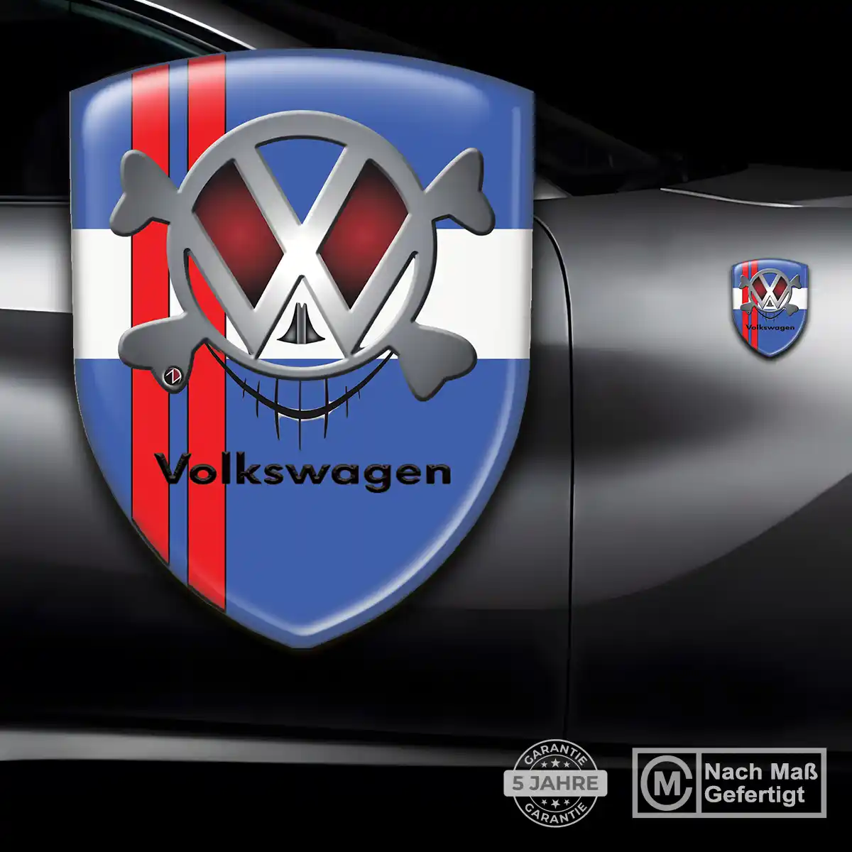VW Aufkleber 3D Gel Silikon Premium-Edition