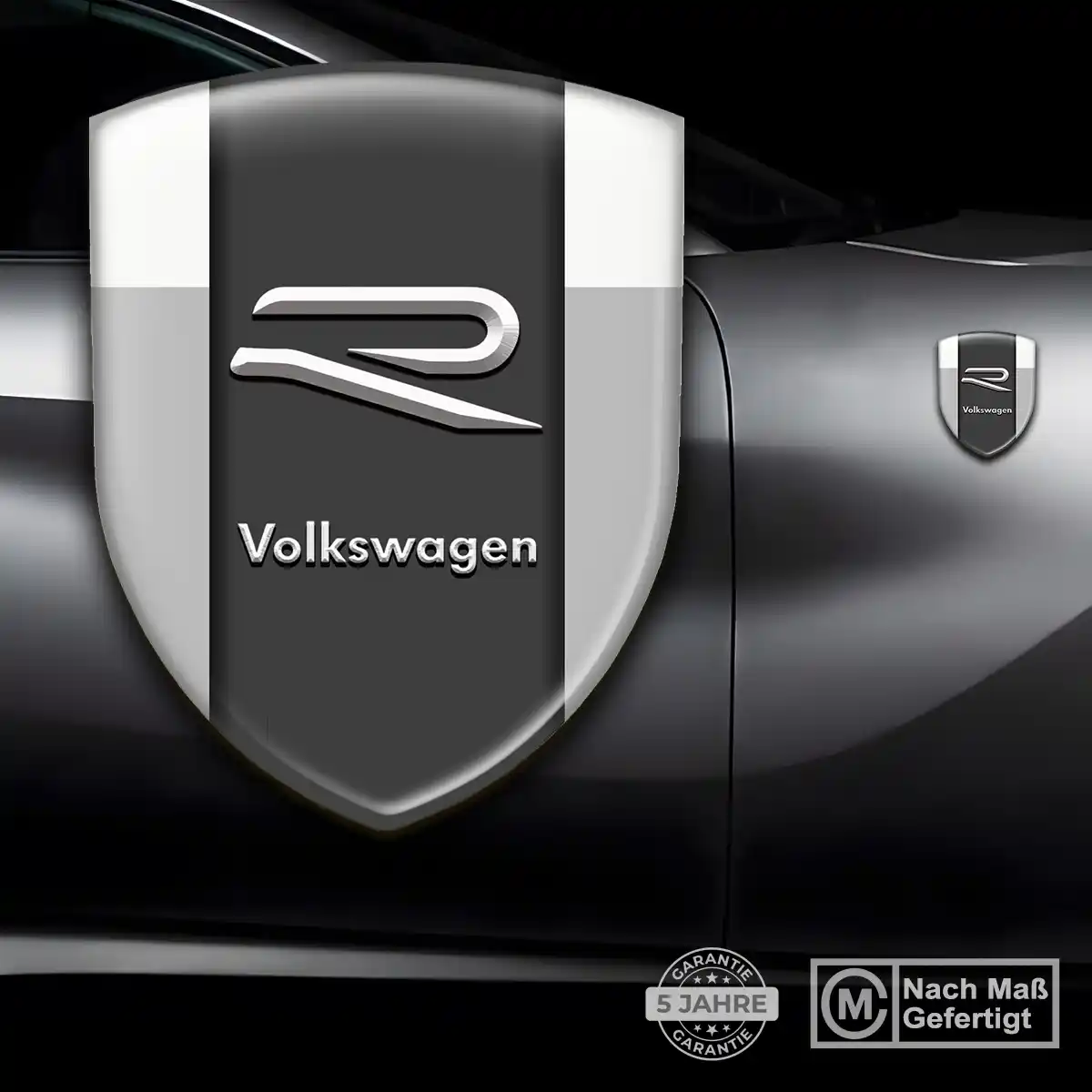 VW Aufkleber 3D Gel Silikon Premiumqualität