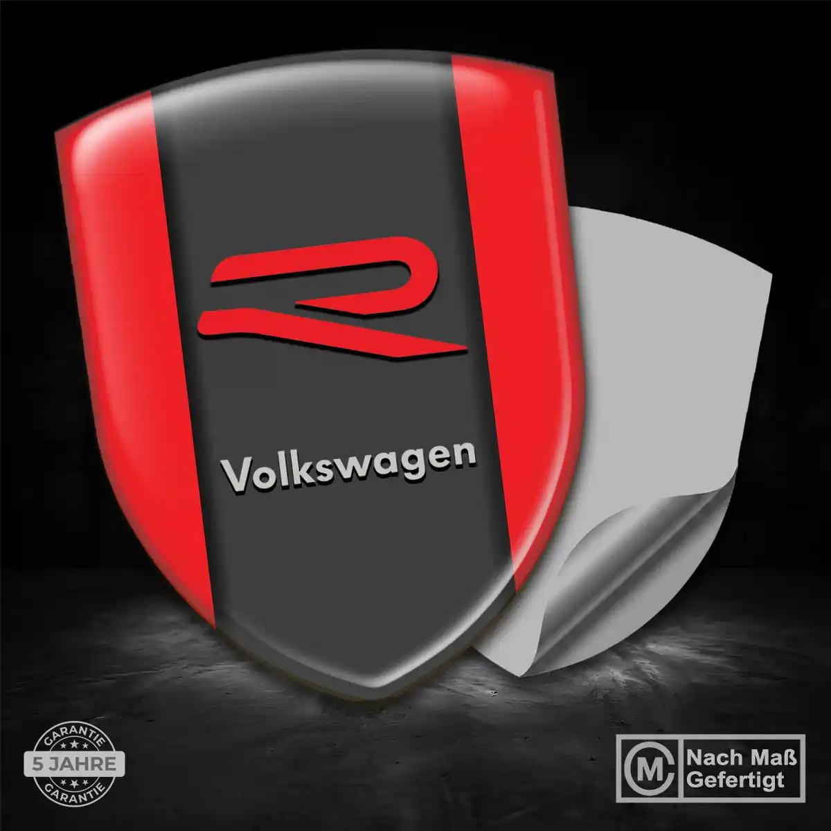 VW Aufkleber 3D Gel Wappen Auto Hohe Qualität